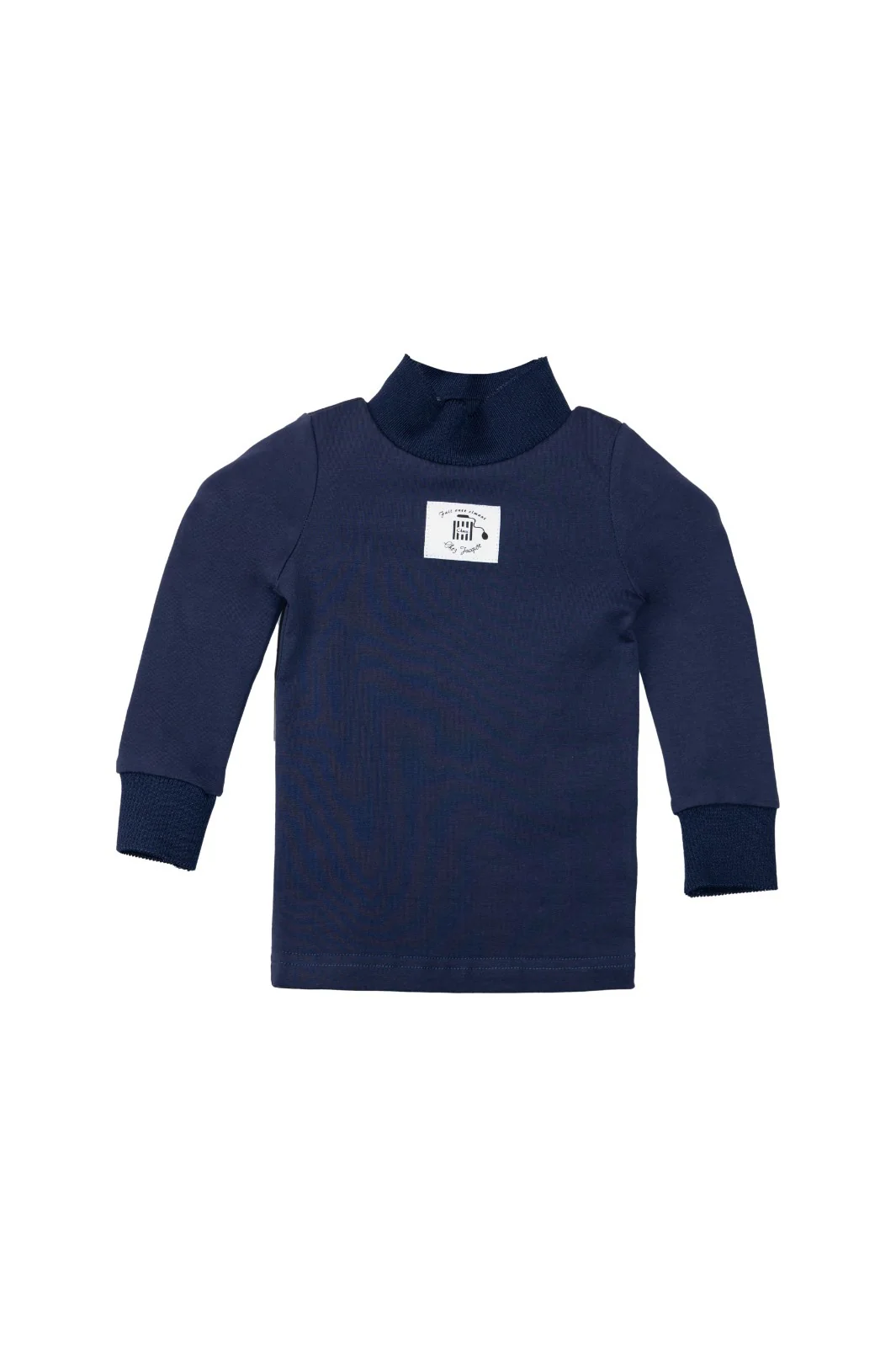 Nou Nelle Turtleneck with Label Navy