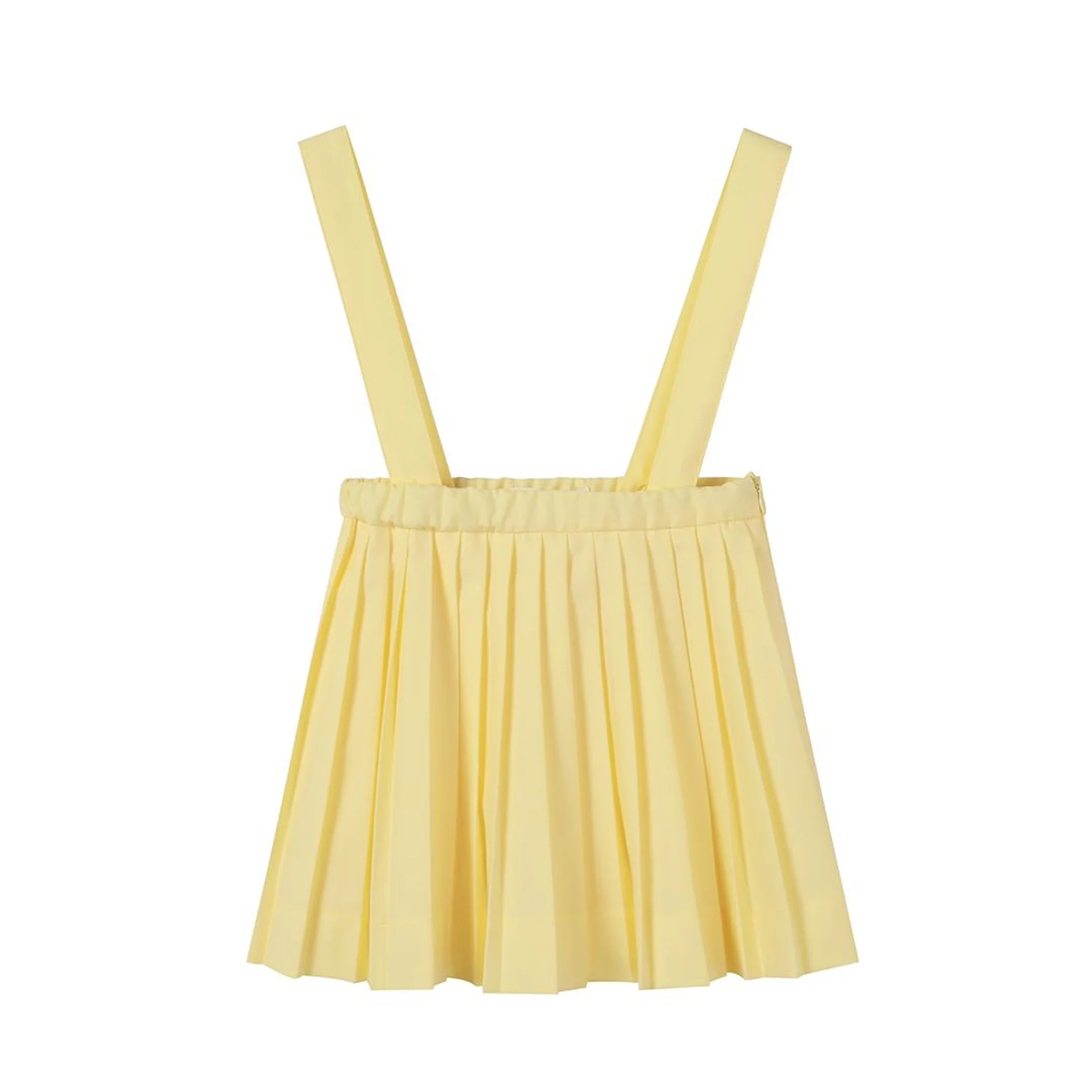 Nounelle Yellow Pleated Jumper