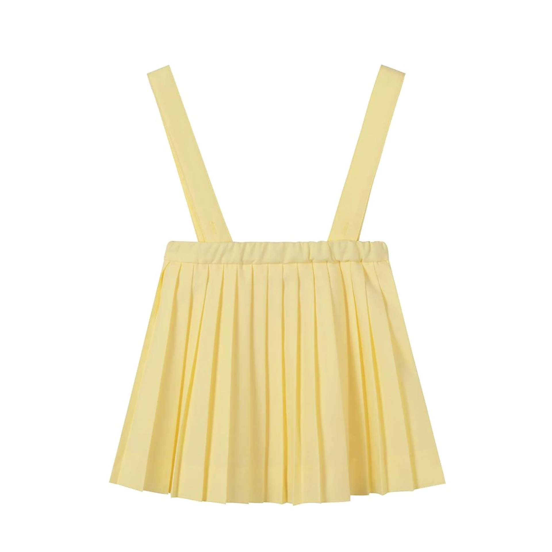 Nounelle Yellow Pleated Jumper - Image 2