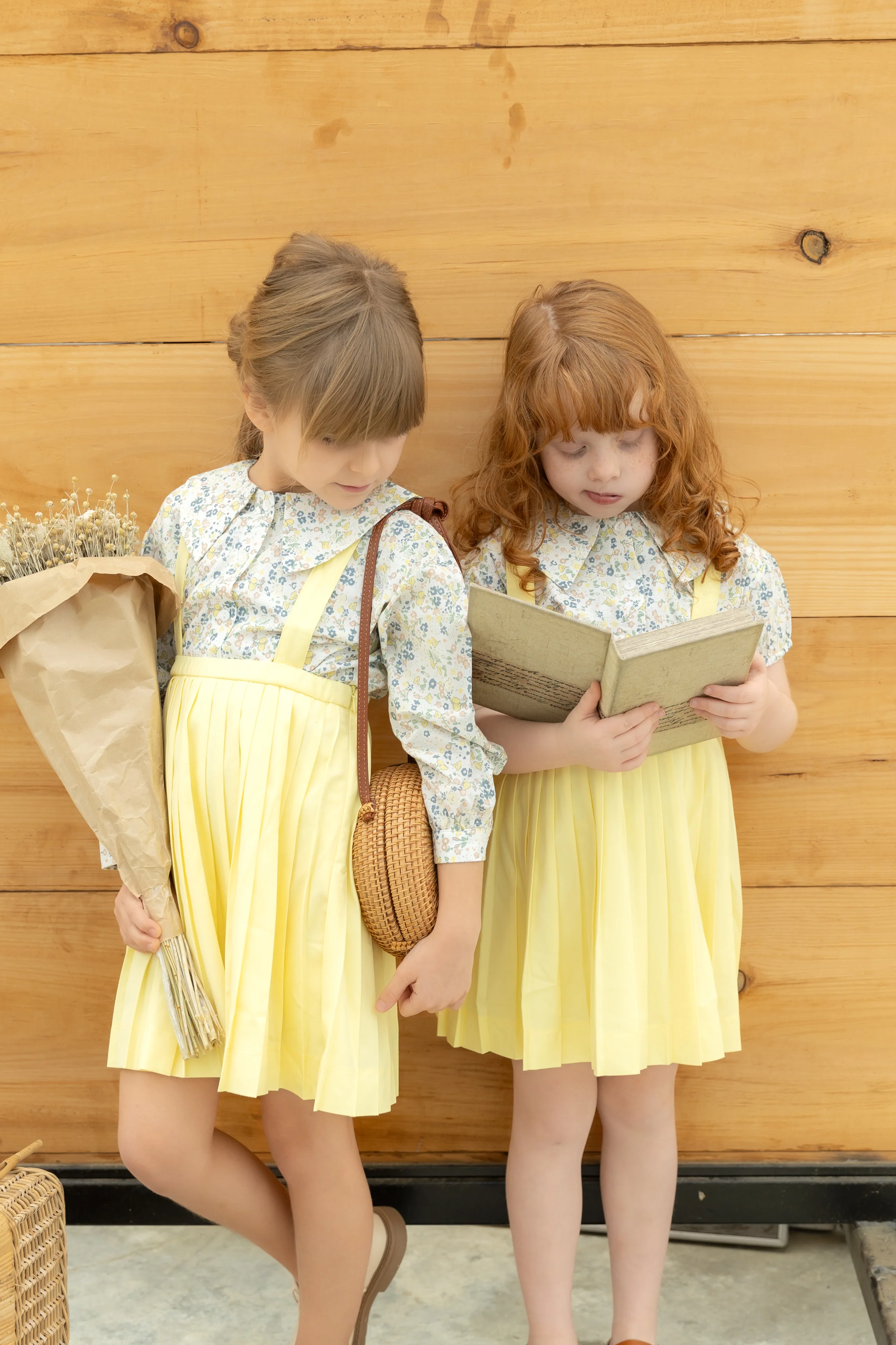 Nounelle Yellow Pleated Jumper - Image 3
