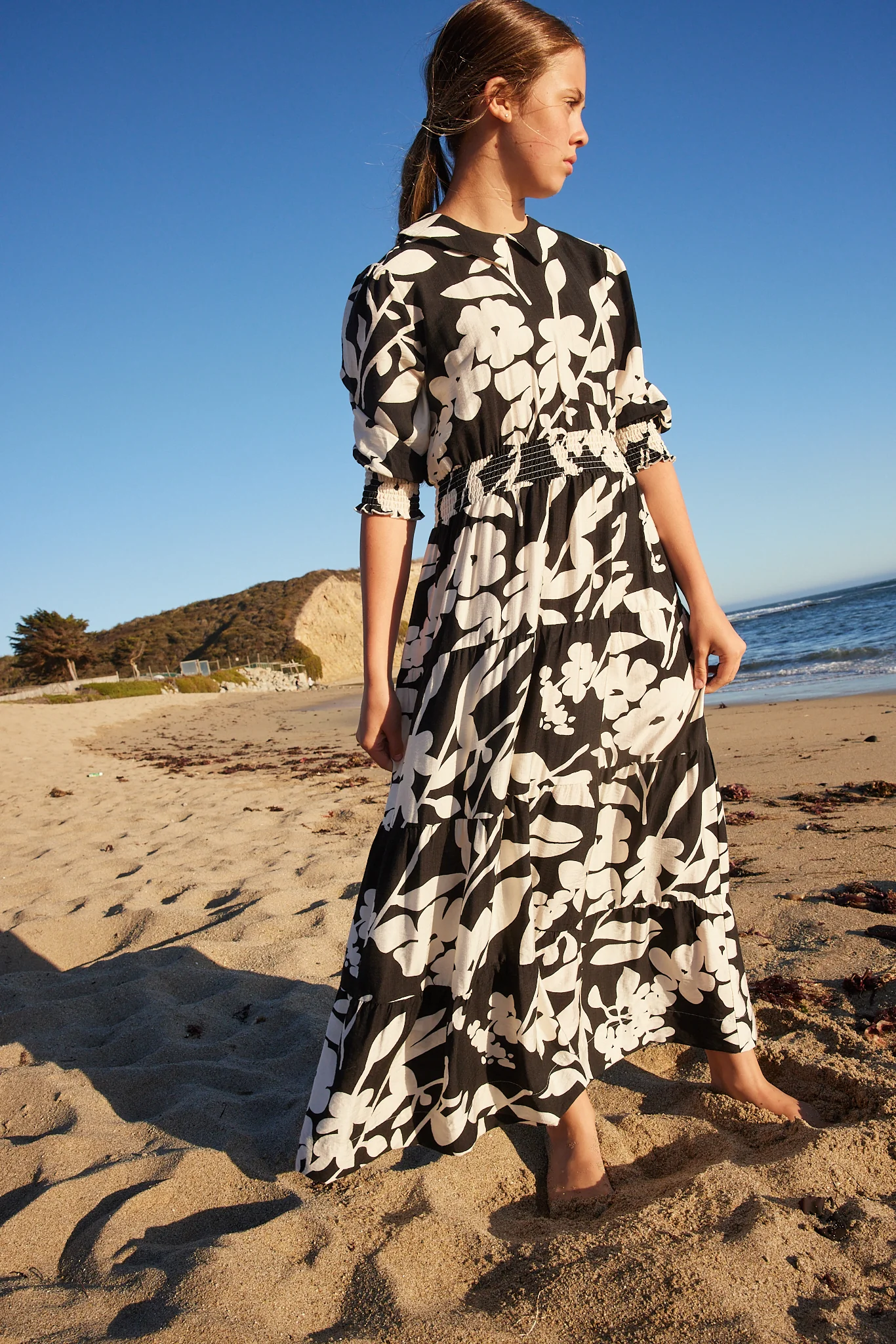 Pashmini Floral Riley Smocked Waist Maxi - Image 2