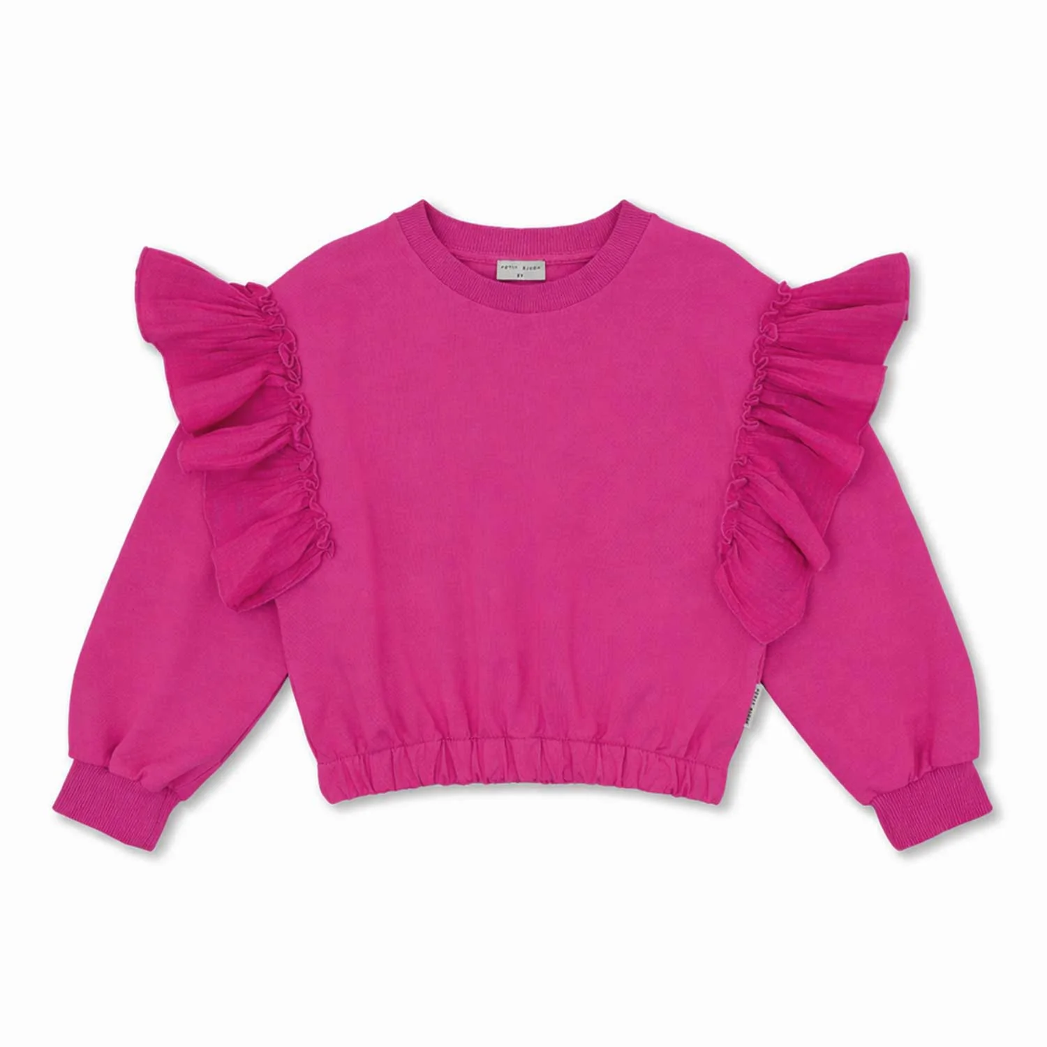 Petit Blush Violet Sweater Ruffles (SS26-101)