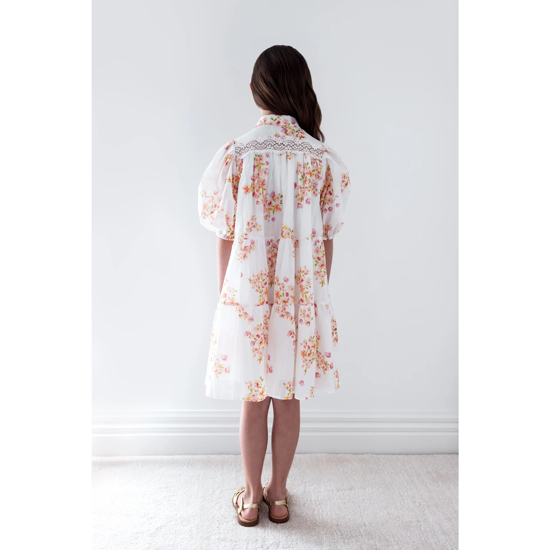 Petite Amalie Ditsy Print Shirt Dress (1446) - Image 4