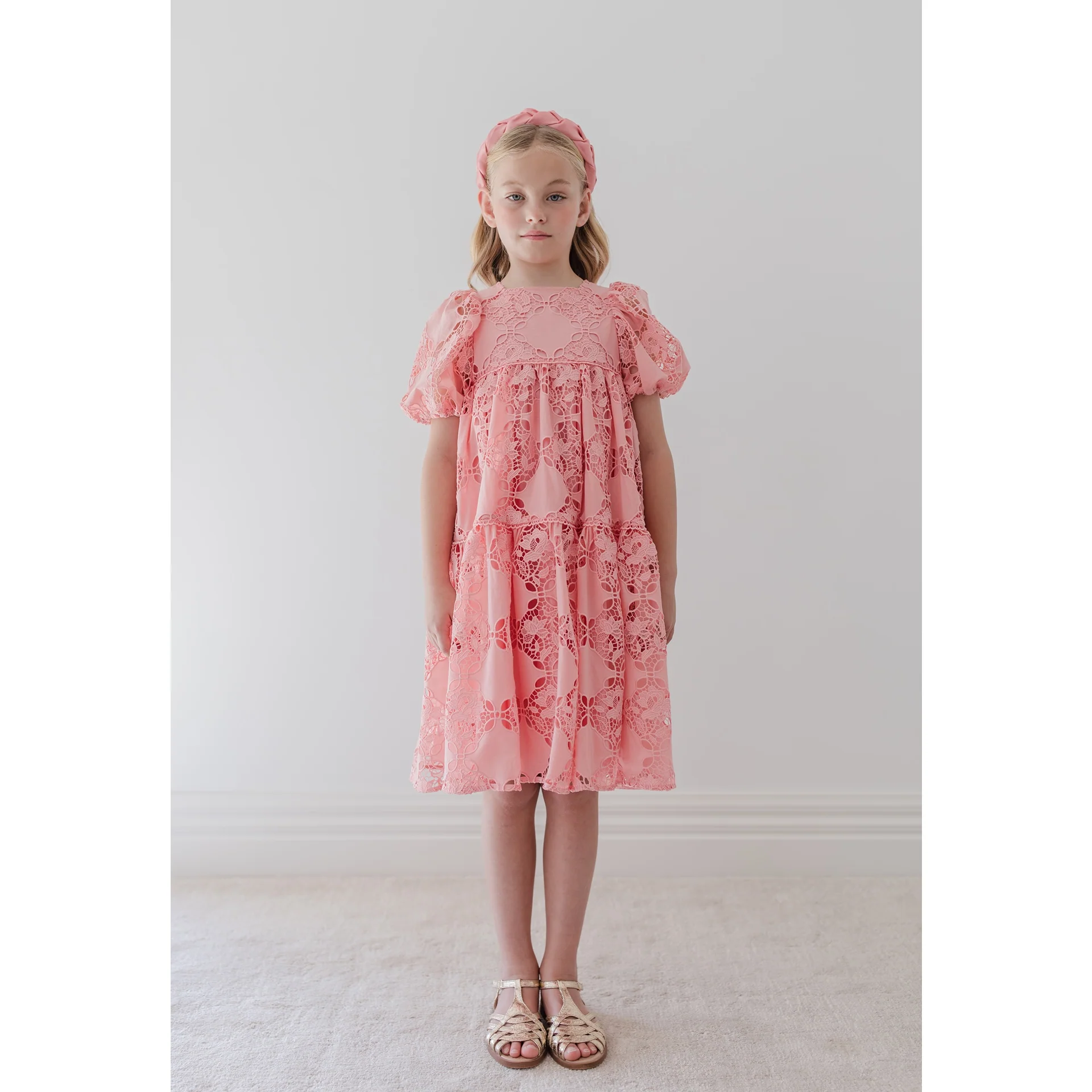 Petite Amalie Elbow Slv Blossom Cut Out Dress (1426 ELBOW) - Image 2
