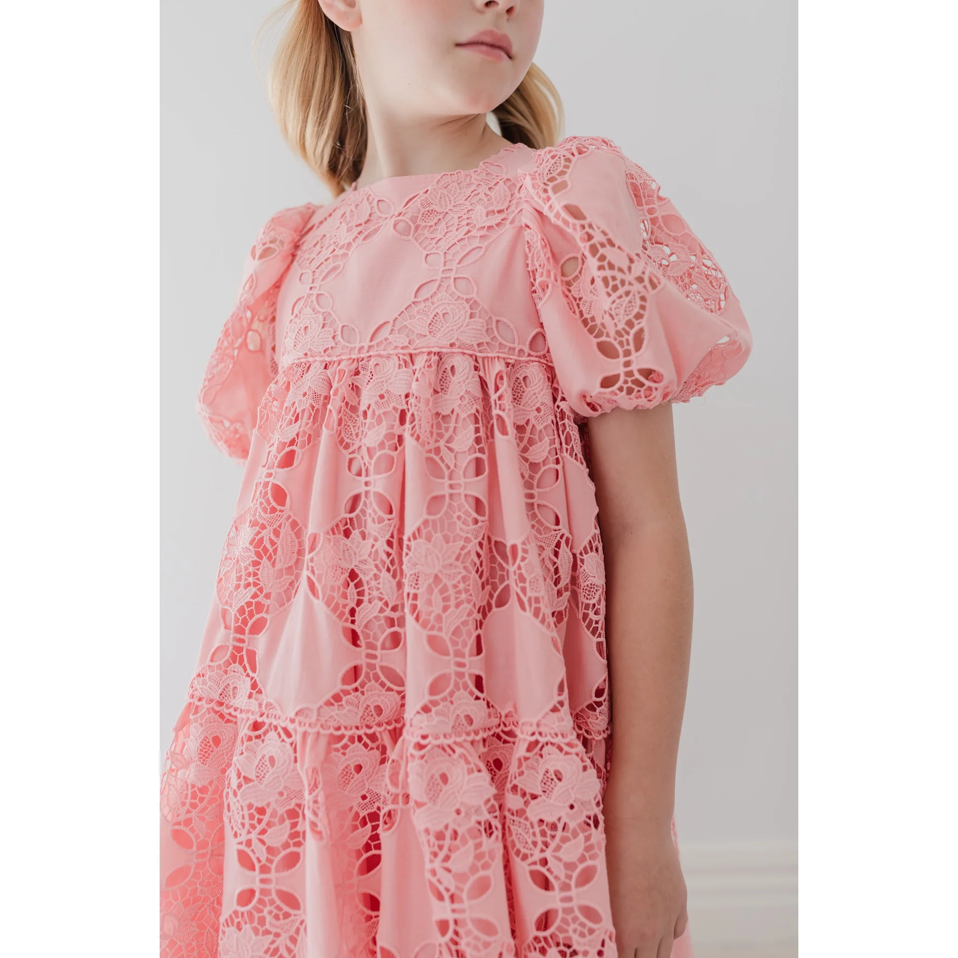 Petite Amalie S/S Blossom Cut Out Dress - Image 3