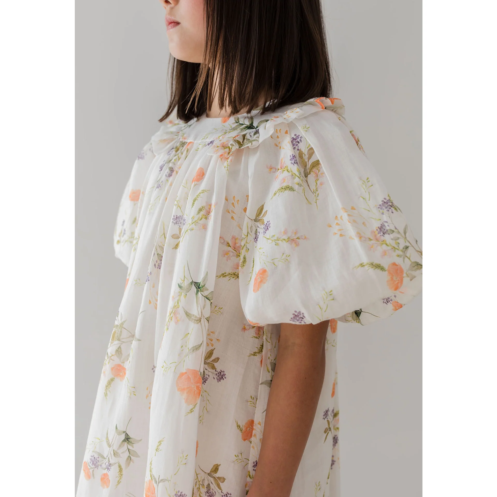 Petite Amalie Summer Bouquet Print Smock Dress - Image 3