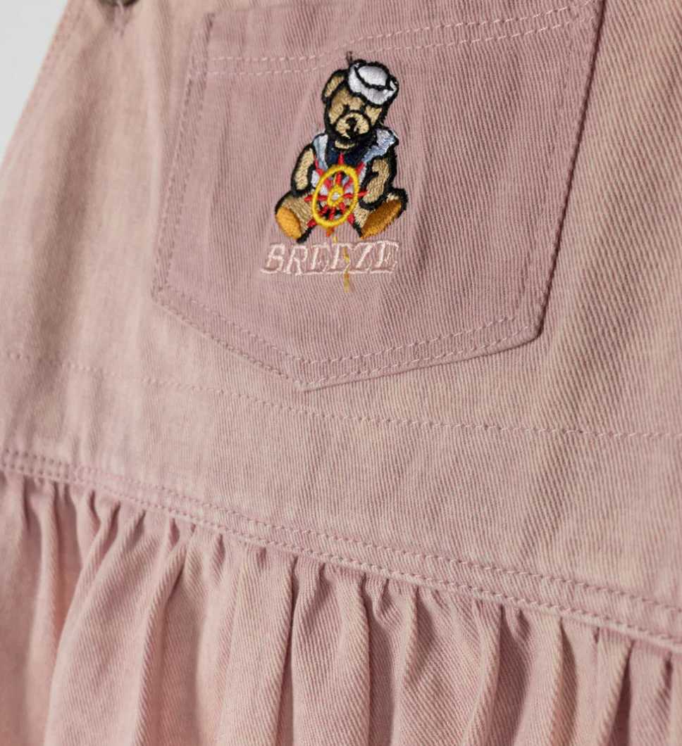 Phil and Phoebe Pink Teddy Bear Detailed Romper - Image 2