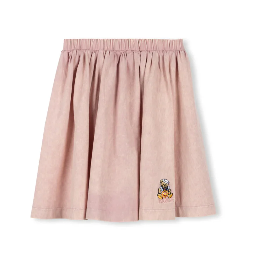 Phil and Phoebe Pink Teddy Bear Detailed Skirt