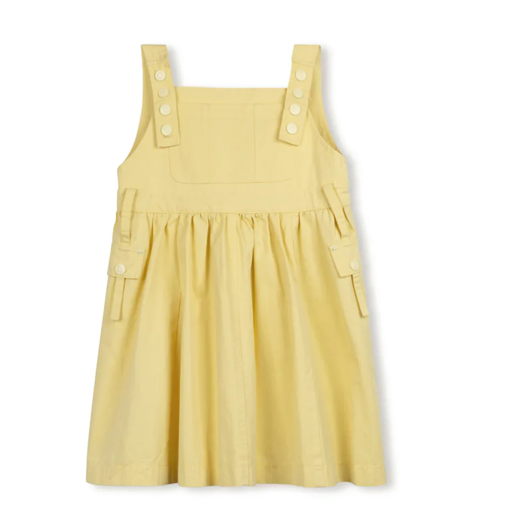 Phil and Phoebe Yellow Micro Pocket Denim Jumper