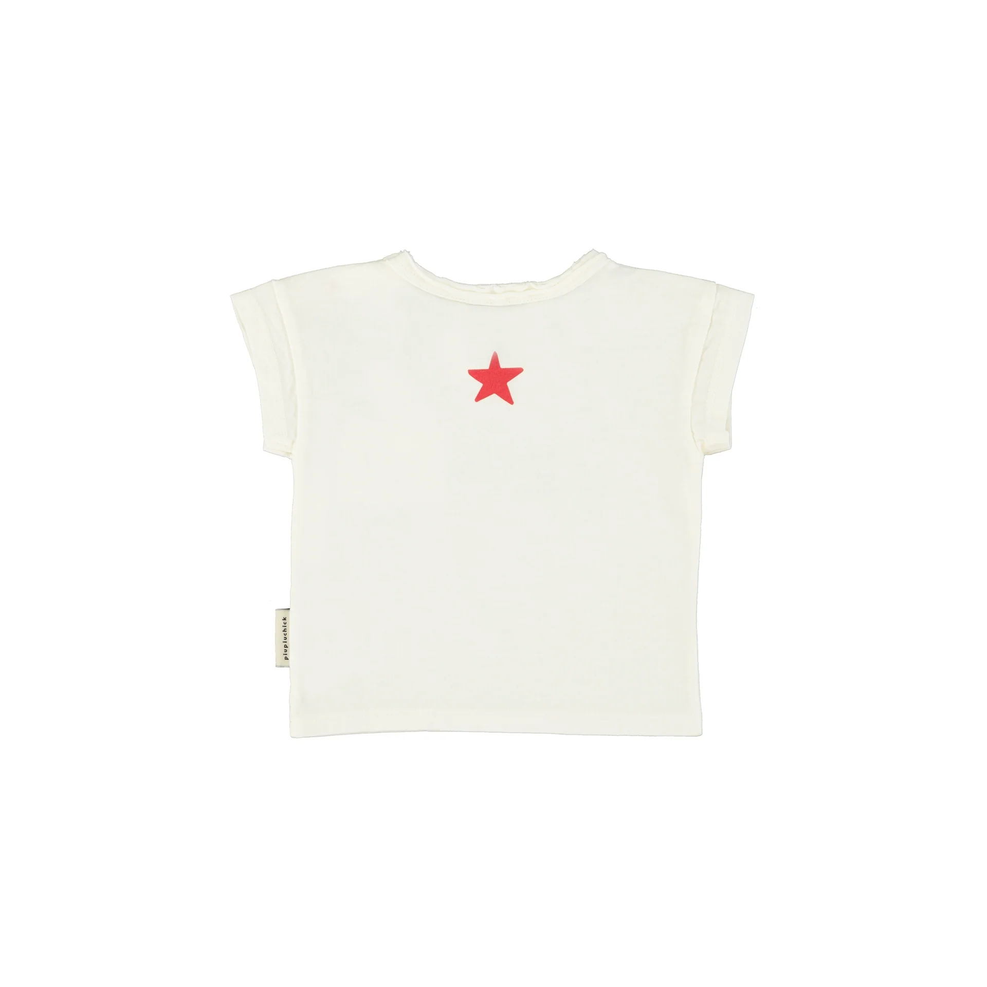 Piupiuchick Ecru W/ "Peace" Print T'Shirt - Image 2