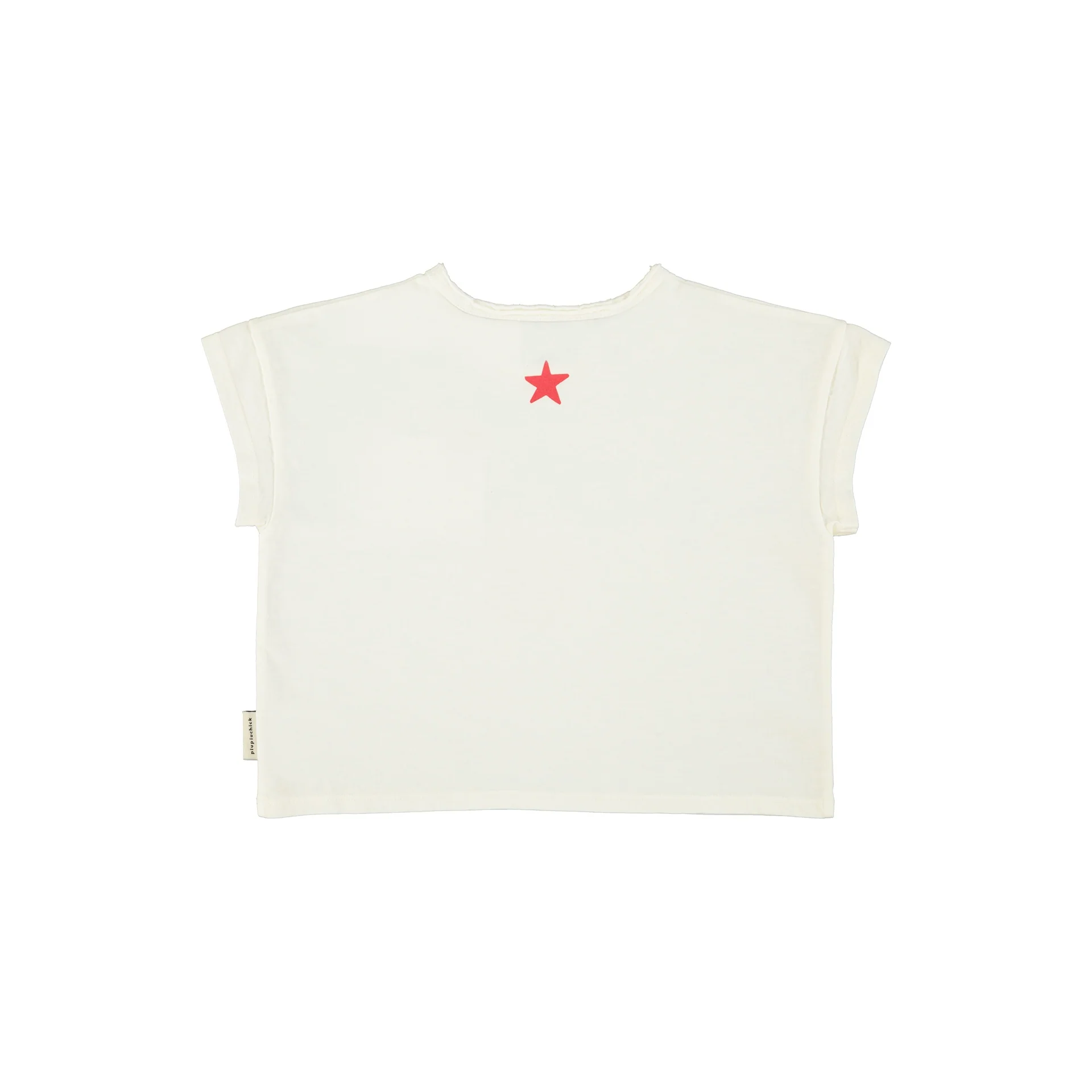 Piupiuchick Ecru W/ "Peace" Print T'Shirt - Image 4
