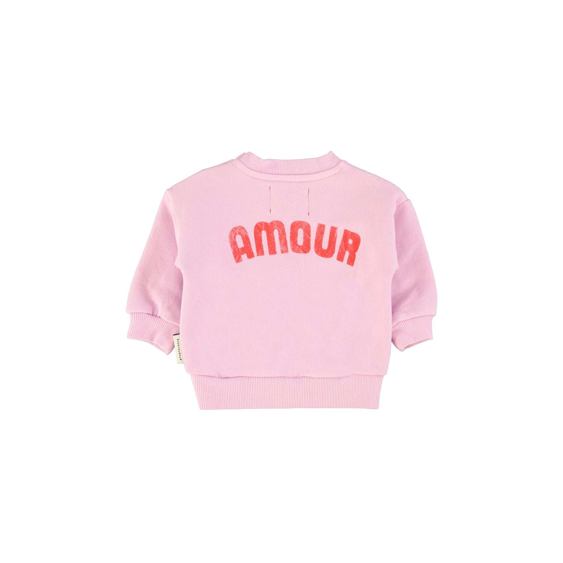 Piupiuchick Lilac W/ Red Heart Print Sweatshirt - Image 2