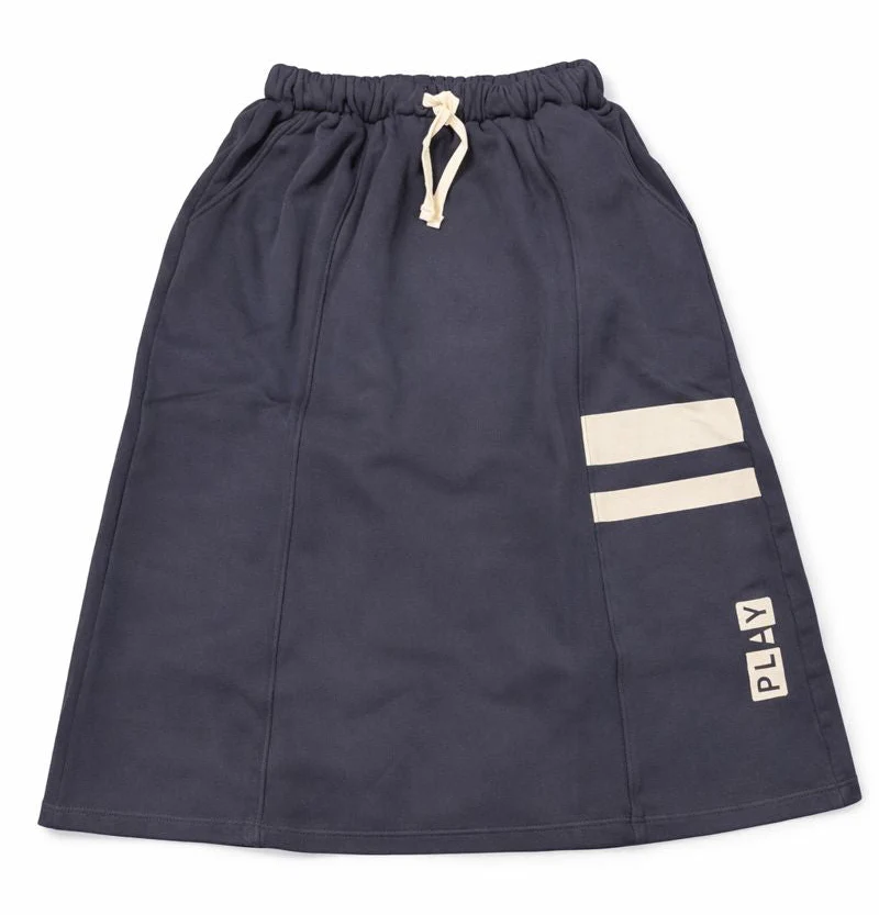 PLAY HOLIDAY LONG SKIRT NAVY
