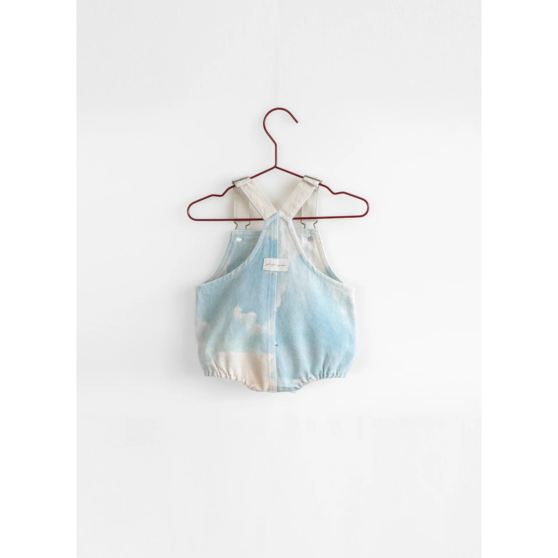 Please Mom Bird Denim Romper - Image 2