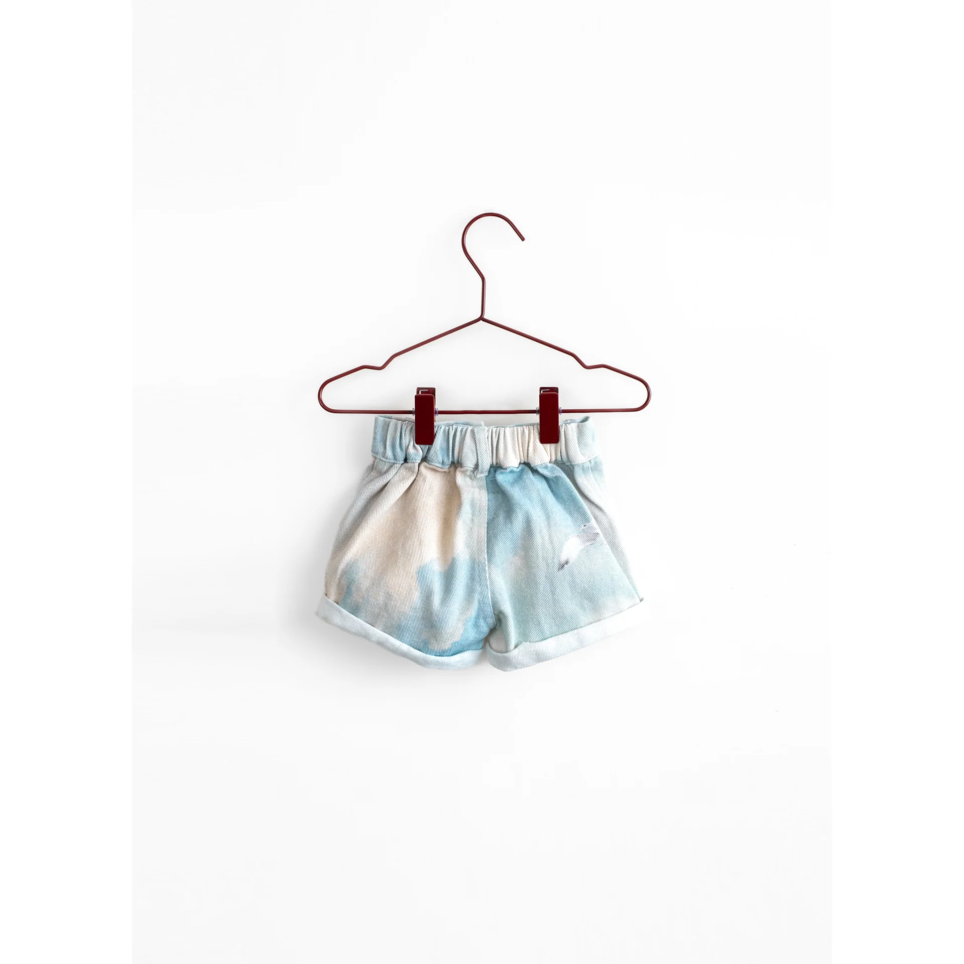 Please Mom Bird Denim Shorts - Image 2