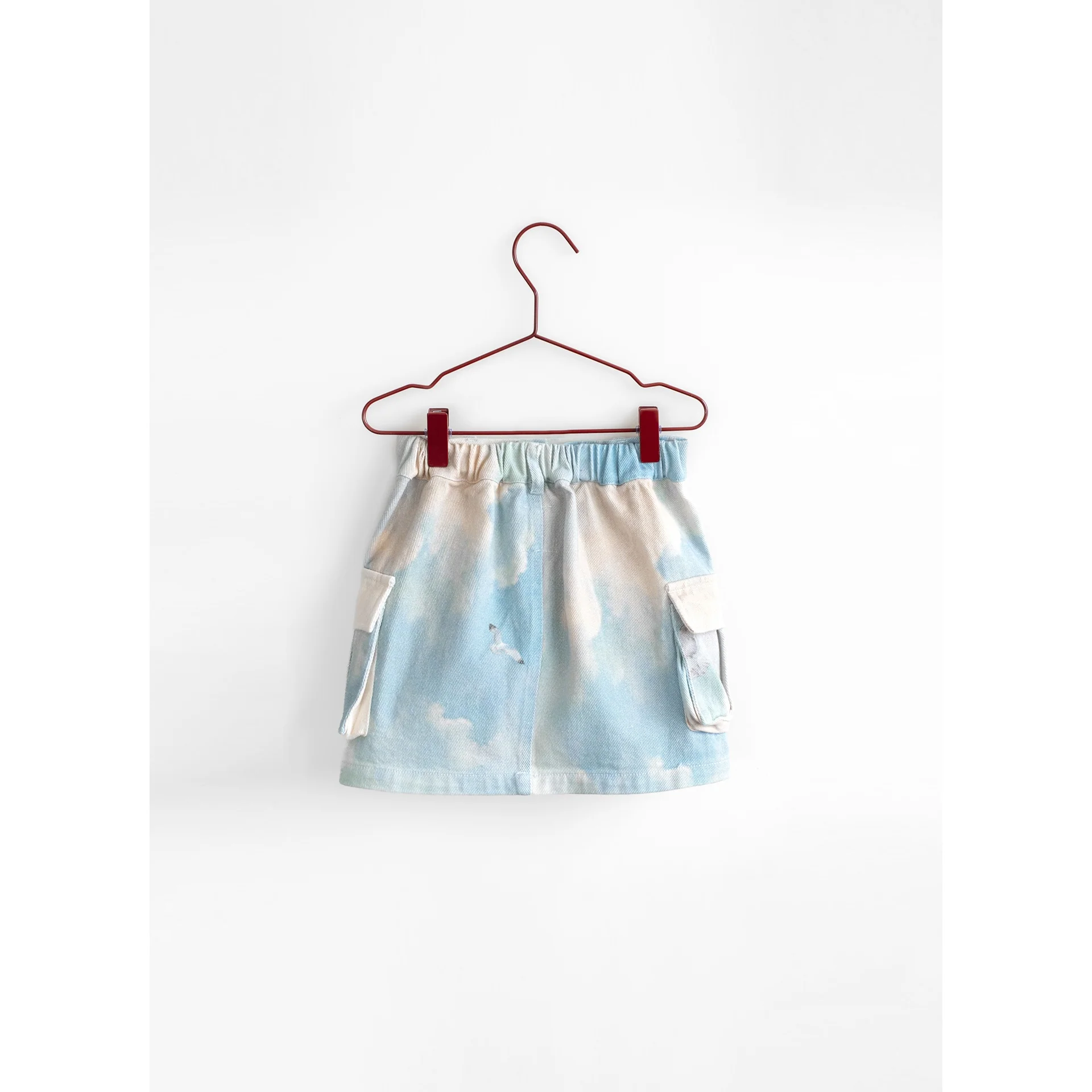 Please Mom Bird Denim Cargo Skirt - Image 2