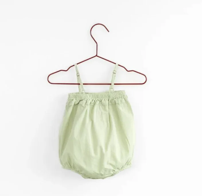 Please Mom Mint Baby Romper