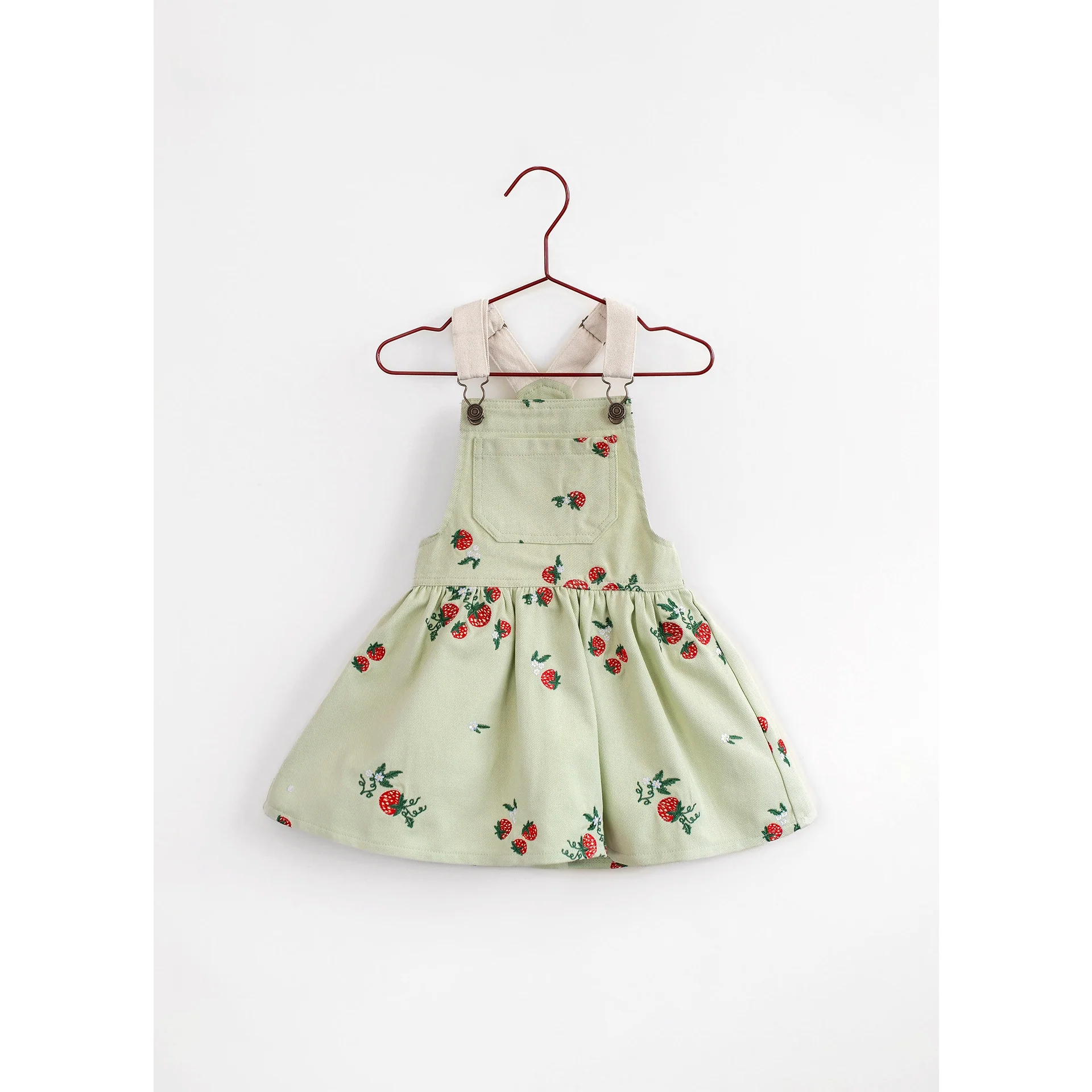 Please Mom Mint Strawberry Dress