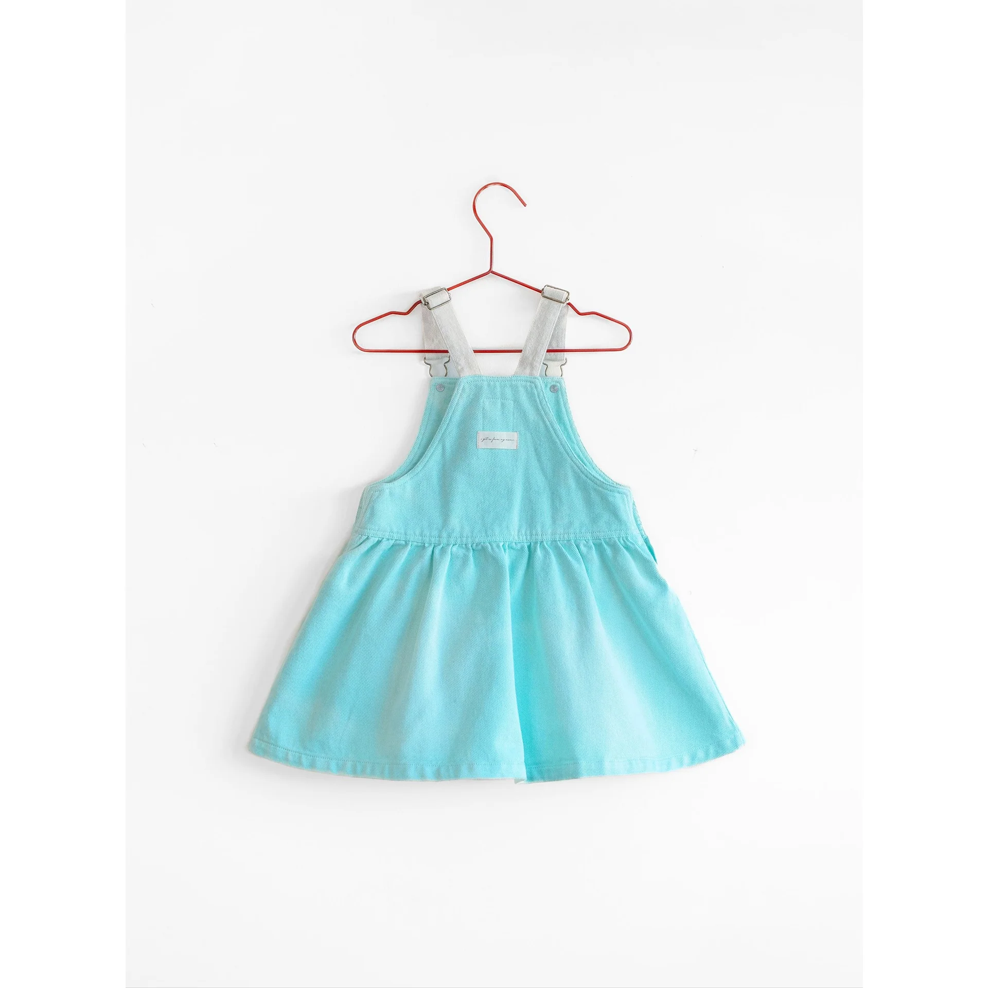 Please Mom Turquoise Denim Dress - Image 2