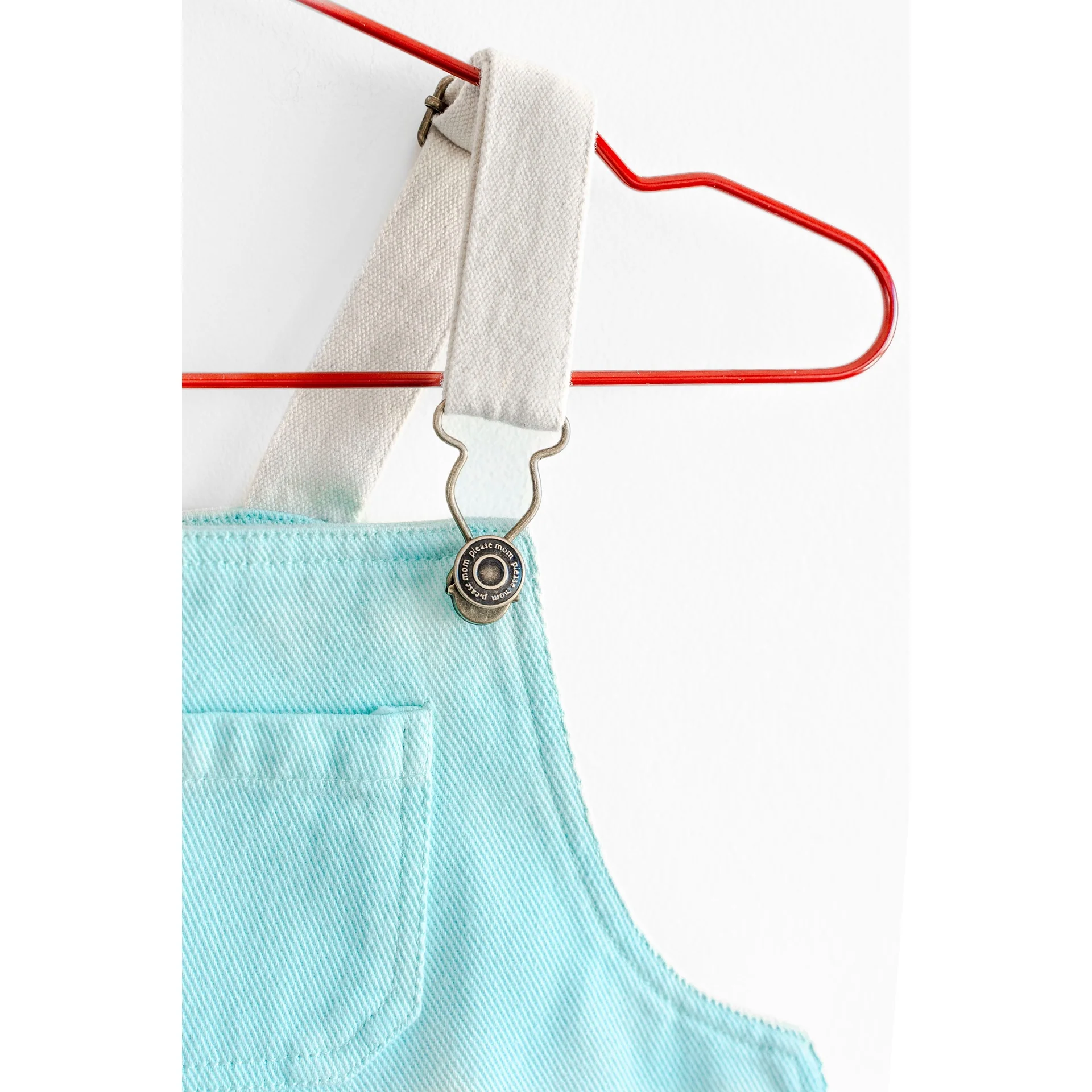 Please Mom Turquoise Denim Dress - Image 3