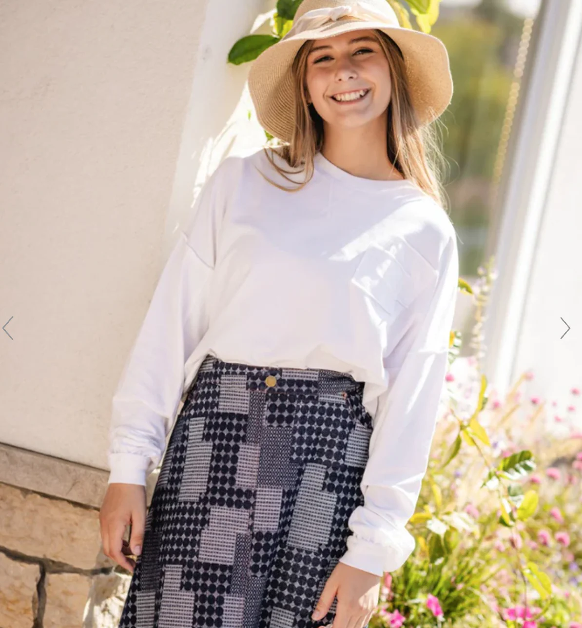 Poet Amy White Tee - Image 2