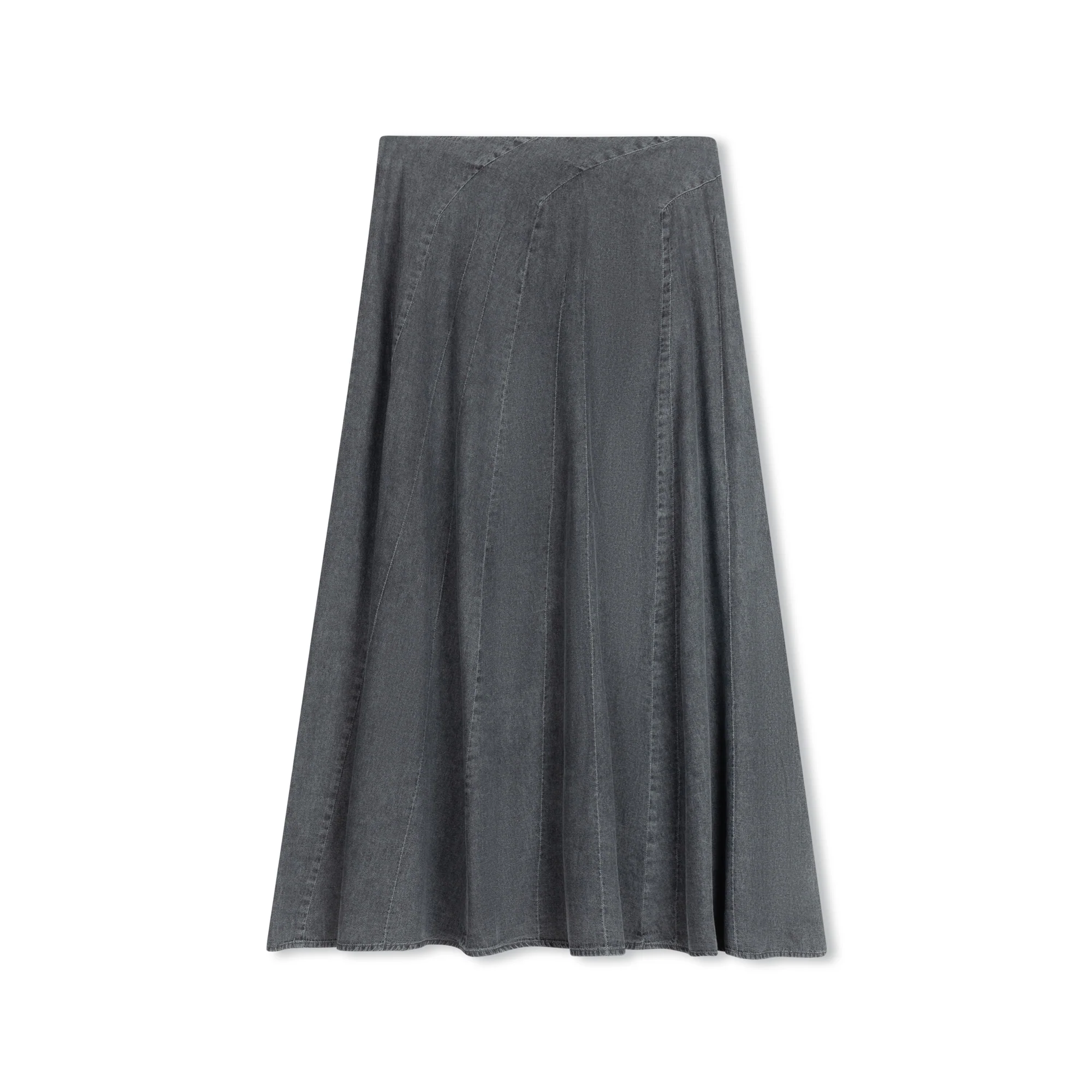 Poet Bea Black Denim Skirt