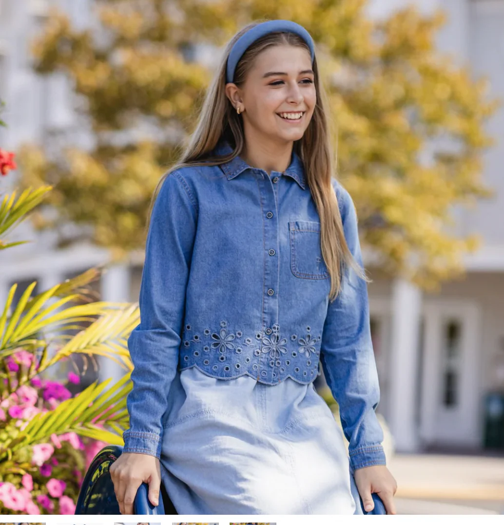 Poet Lisa Denim Shirt - Image 2