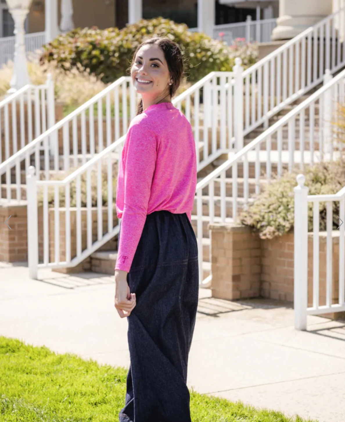 Poet Pink Drawstring Tee - Image 3