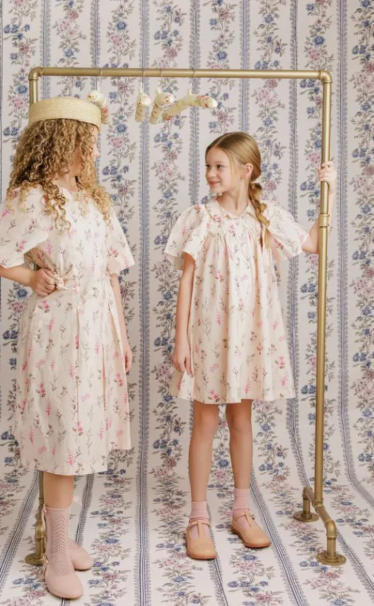 PIP+PIO Pink Floral Printed Dress P7266 - Image 2