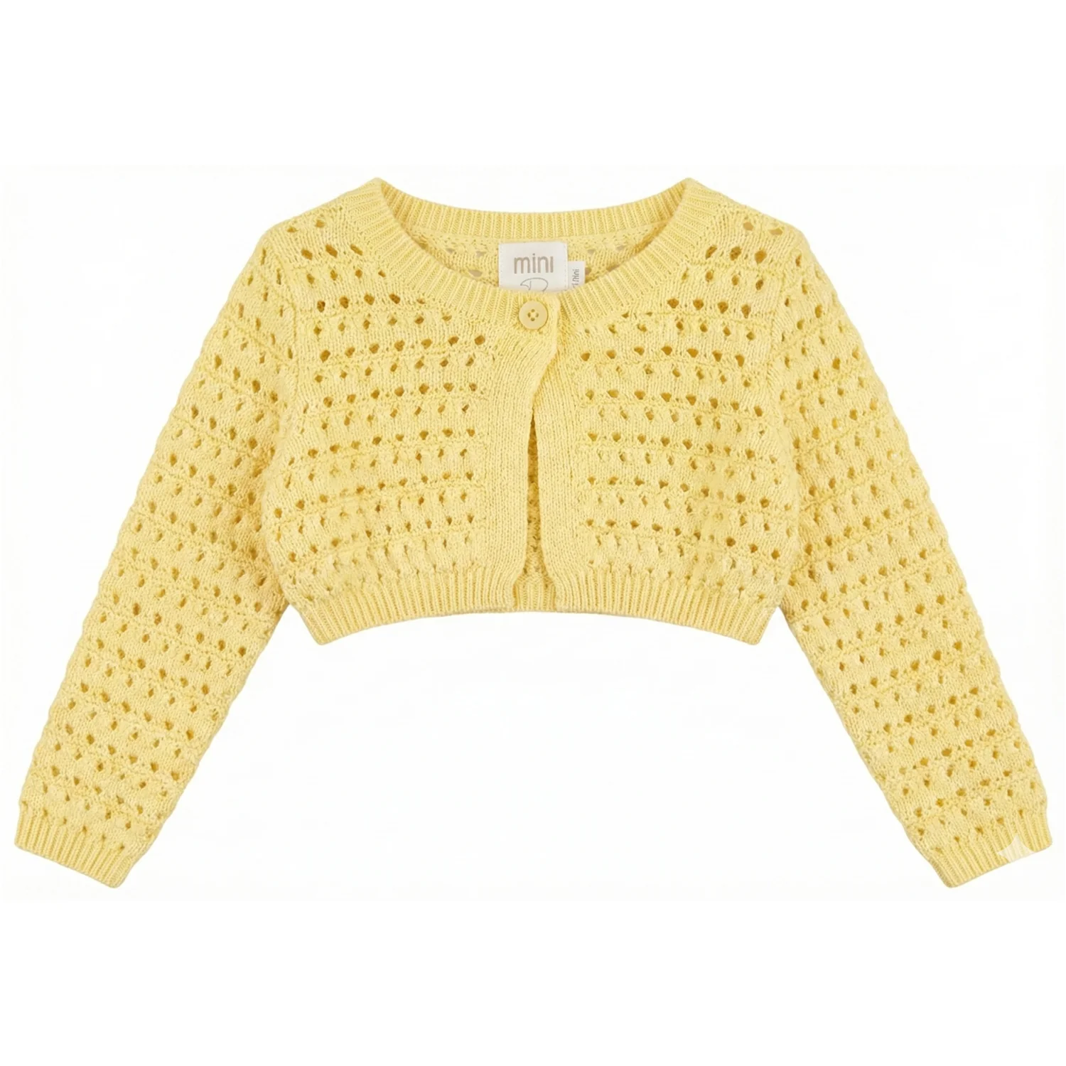 Pompomme Yellow Cardigan P7308