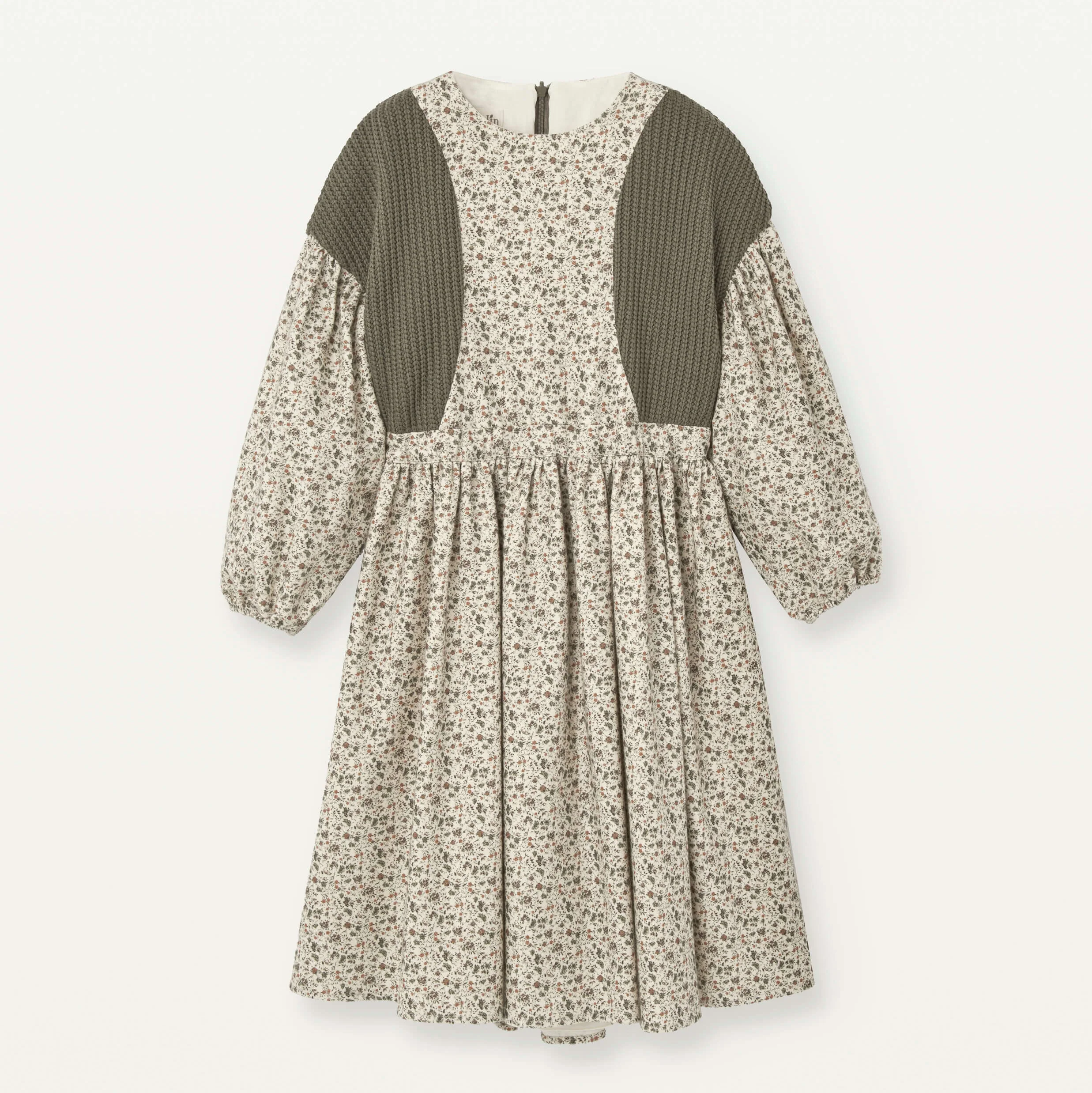 Popelin Floral Print Dress With Side Panels (Mod 40.4)