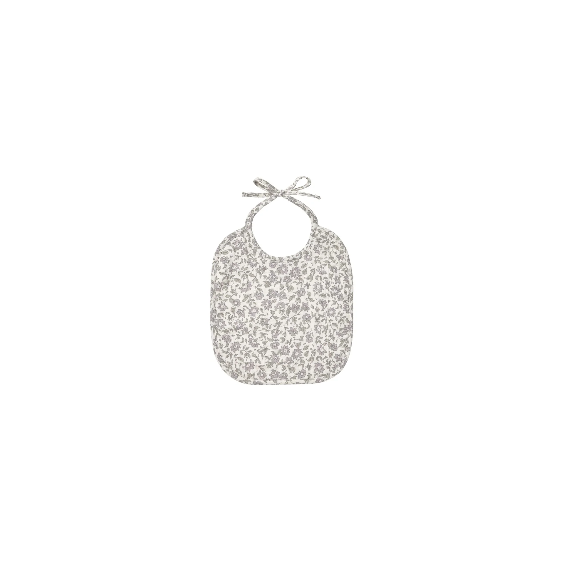 Quincy Mae French Garden Woven Tie Bib