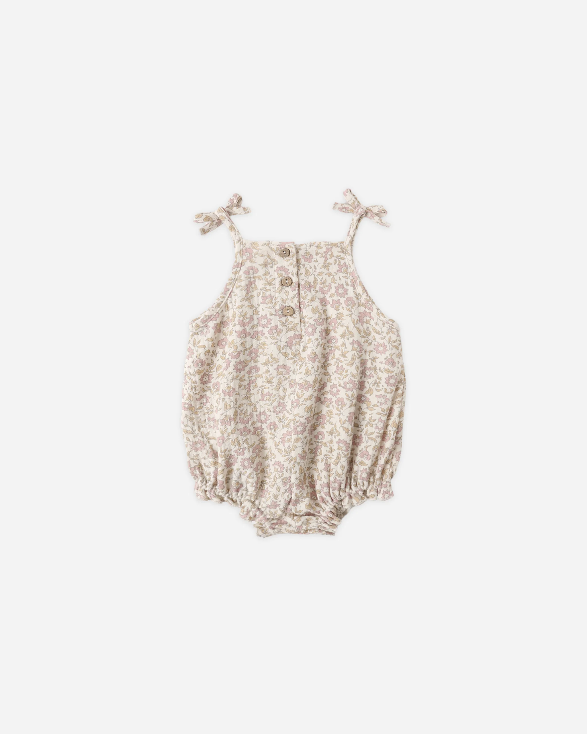 Quincy Mae Natural Betty Romper Dahlia - Image 2