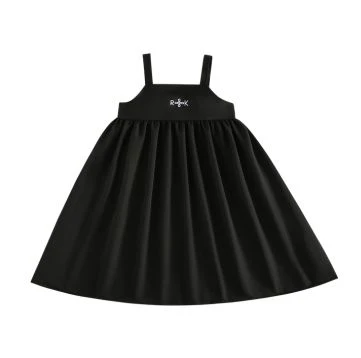 RetroKid Black Emery Short Jumper Dress