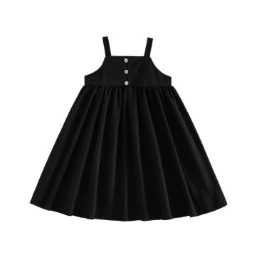 RetroKid Black Emery Short Jumper Dress - Image 2