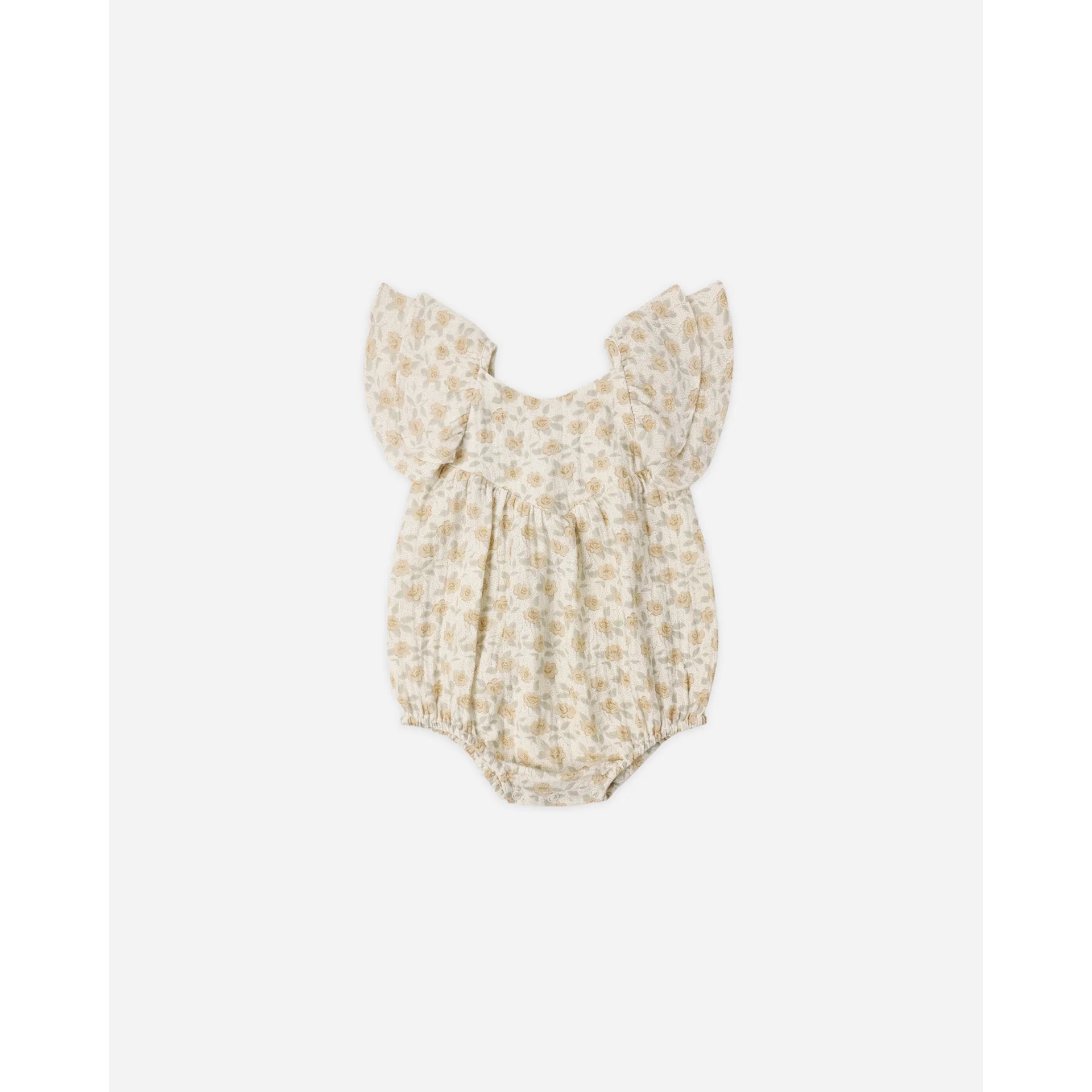 Rylee & Cru Roxy Romper Yellow Floral