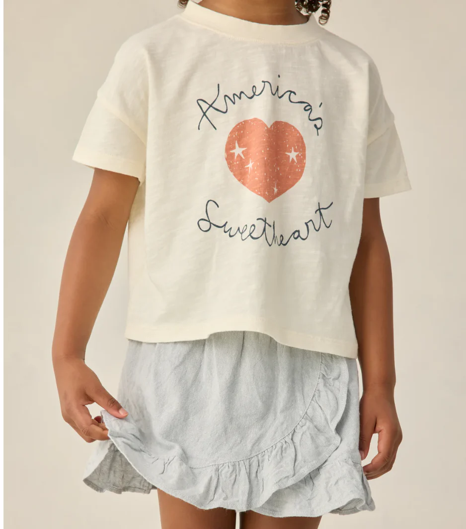 Rylee + Cru Boxy Tee Americas Sweetheart - Image 2