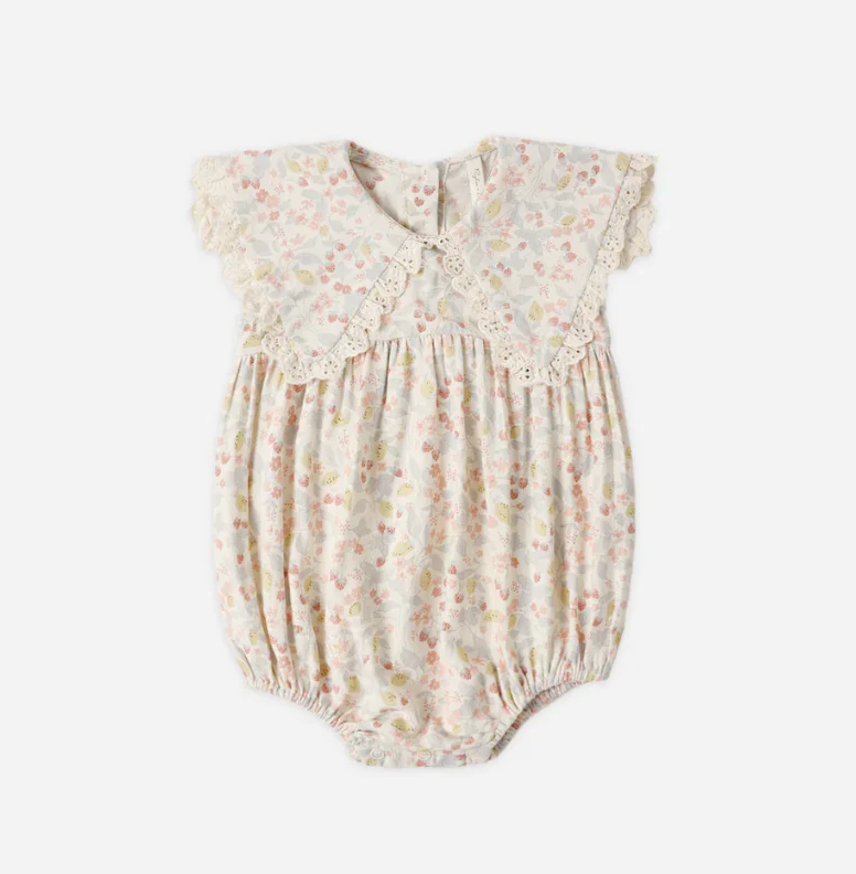 Rylee + Cru Porter Romper Summer Garden