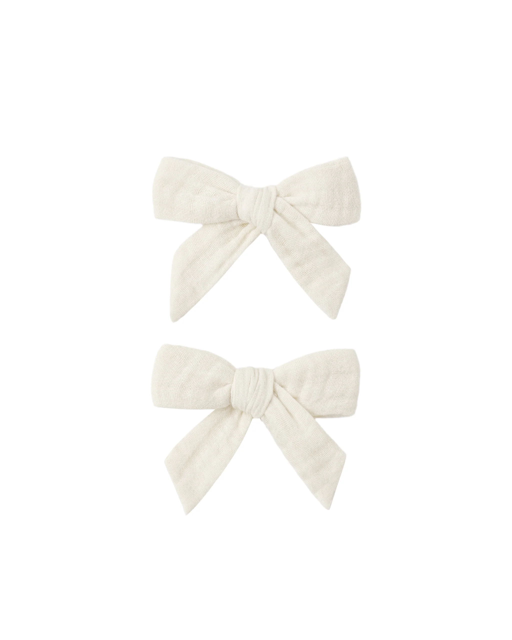Rylee + Cru Bows, Set Of 2 - Natural