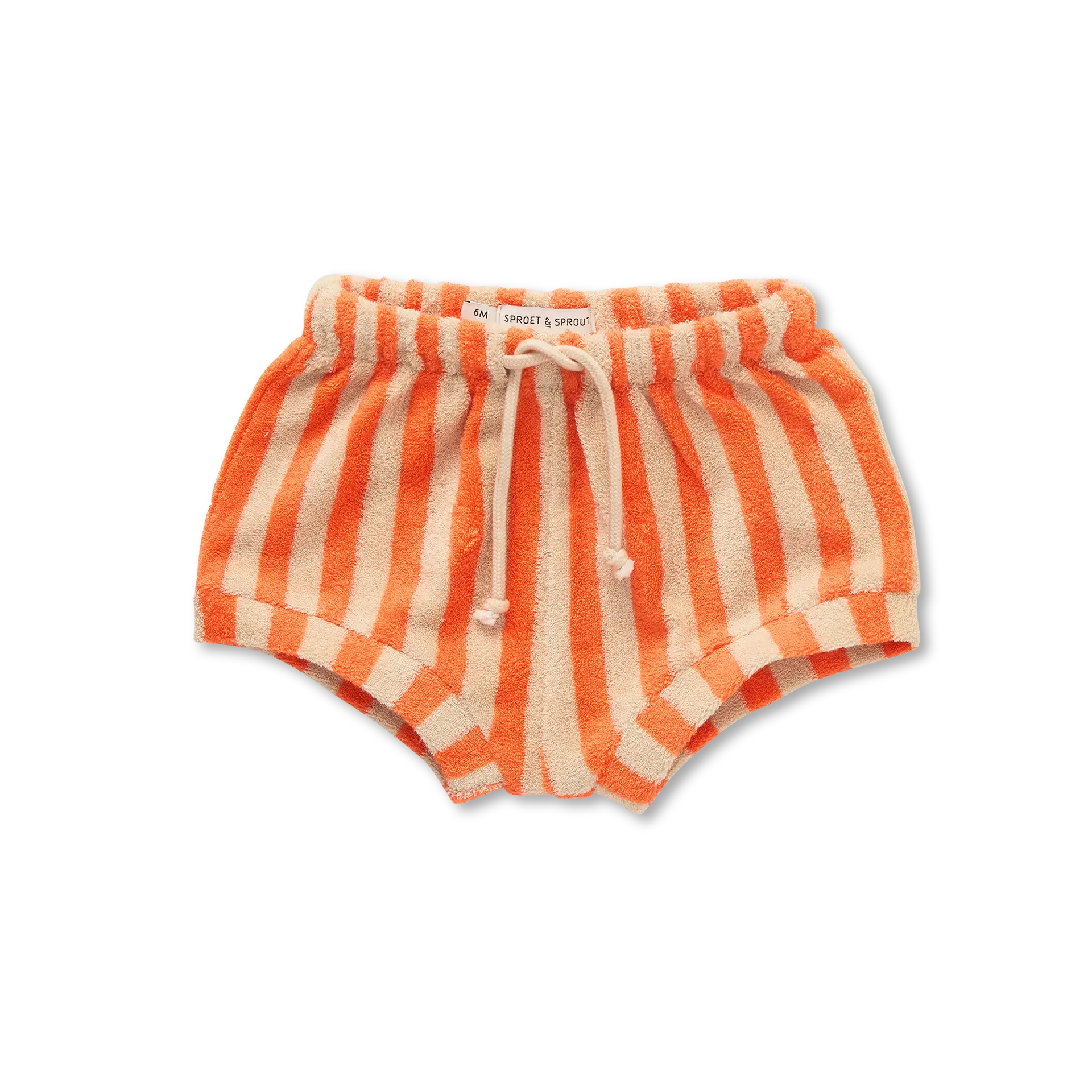 Sproet & Sprout Baby loose shorts stripes - Sesame 2322