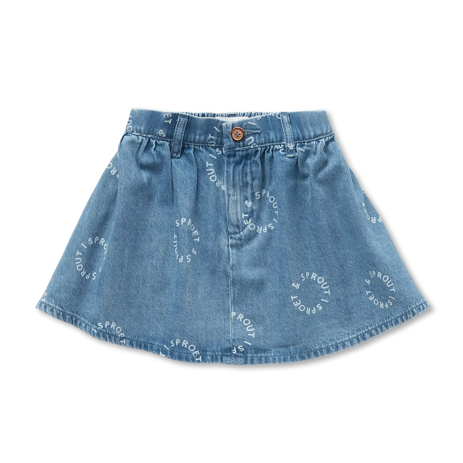 Sproet & Sprout Denim skirt - Denim blue 2207