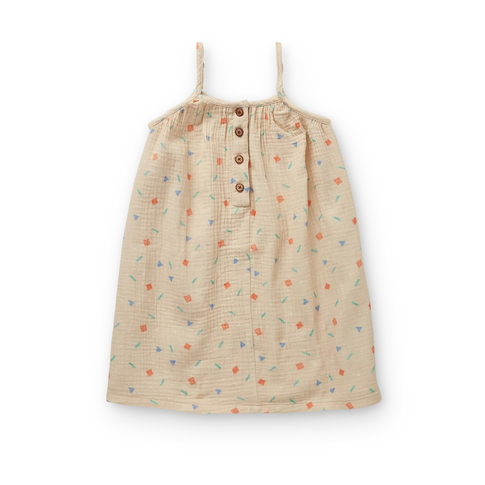 Sproet & Sprout Muslin dress sprinkle - Sesame 2215