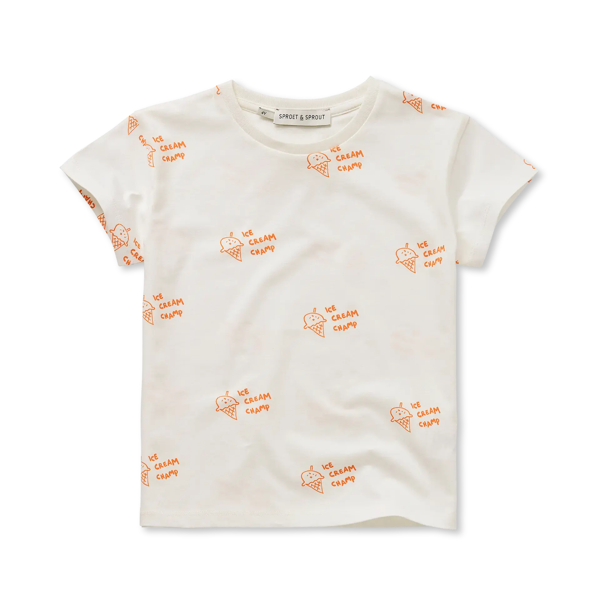 Sproet & Sprout T-shirt ice cream print off-white - Off-white 2147