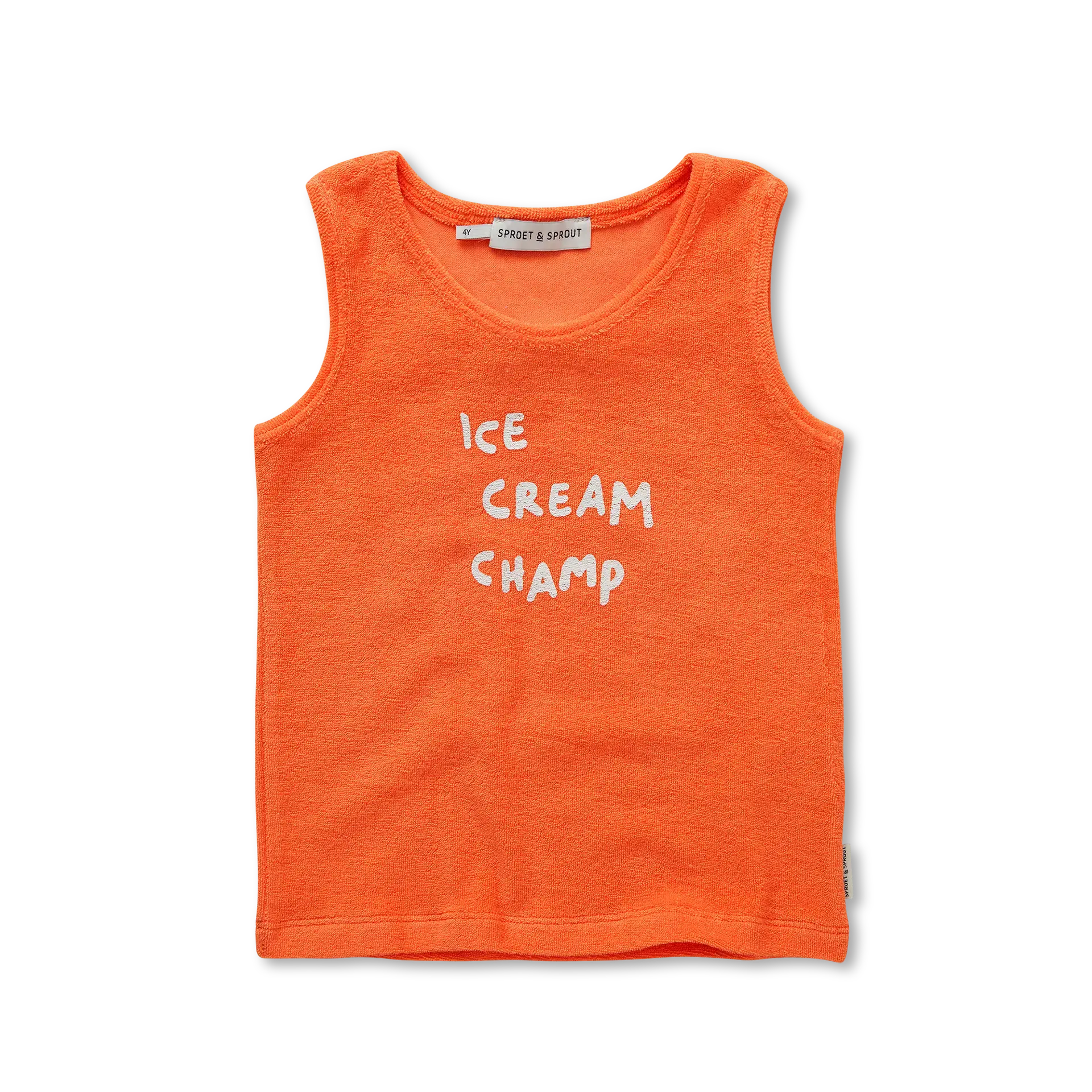 Sproet & Sprout Tanktop boys orange - Orange sprint 2154