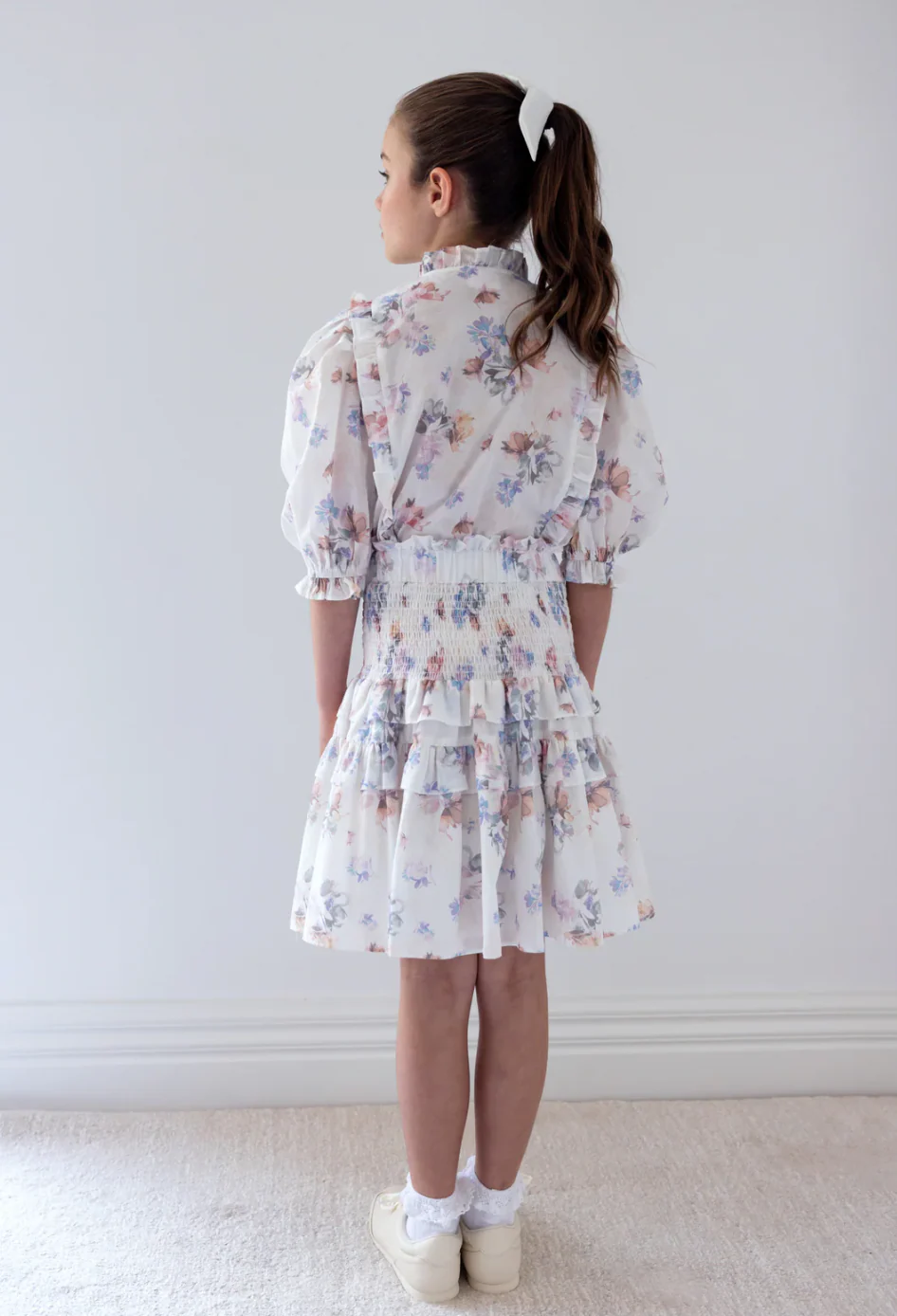 Steph Flutter Floral Print Voile Shirt (2119) - Image 4