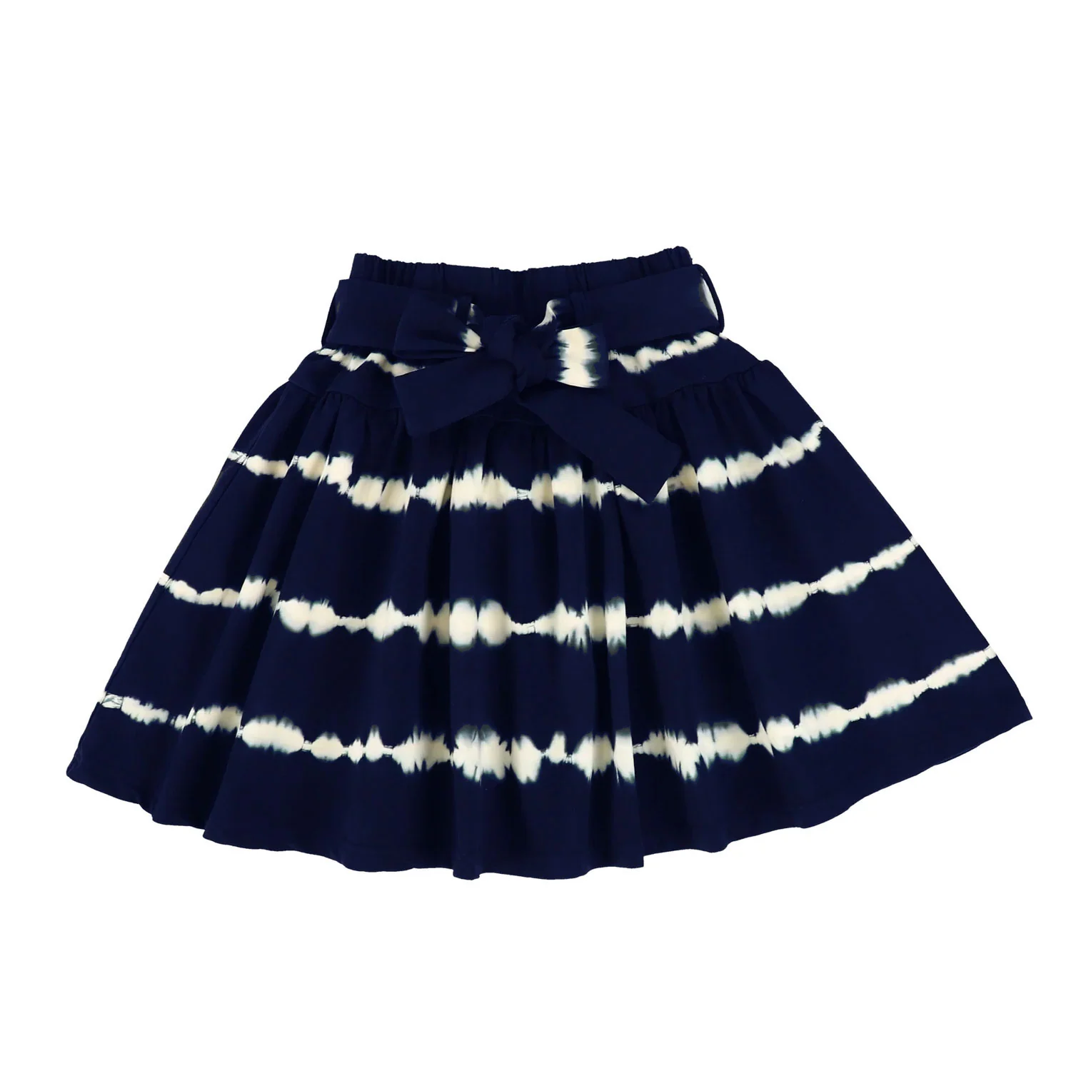 Steph Tie Dye Sweat Skirt Navy