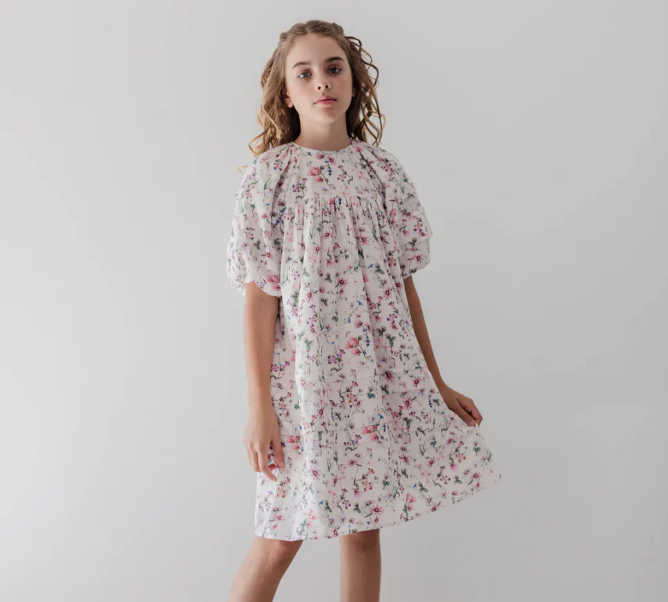 Steph Whispy Floral Print Voile Dress (needs barcodes) - Image 2