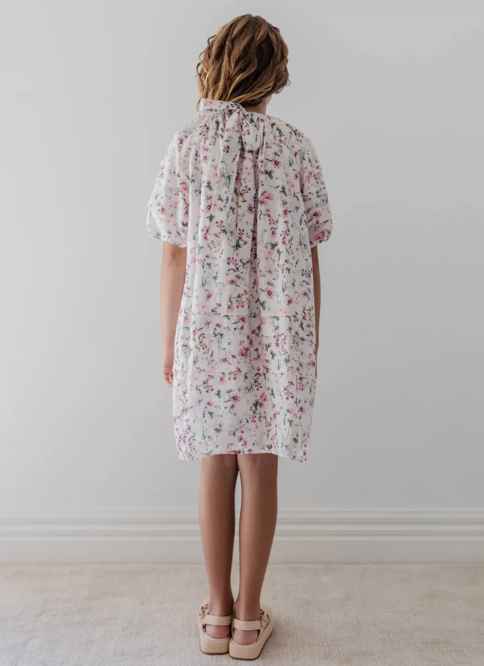 Steph Whispy Floral Print Voile Dress (needs barcodes) - Image 3