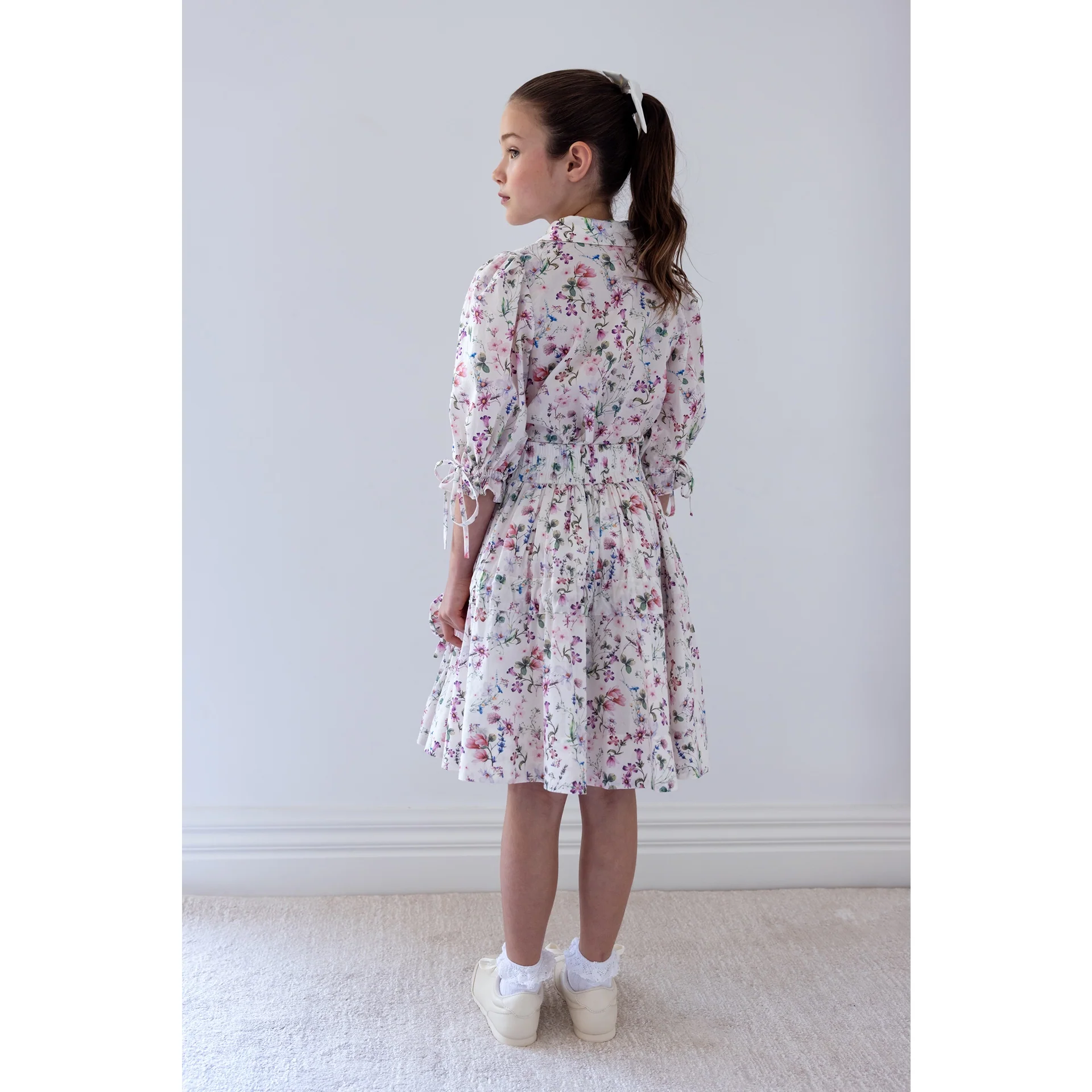 Steph Whispy Floral Print Voile Skirt (8210S) - Image 2