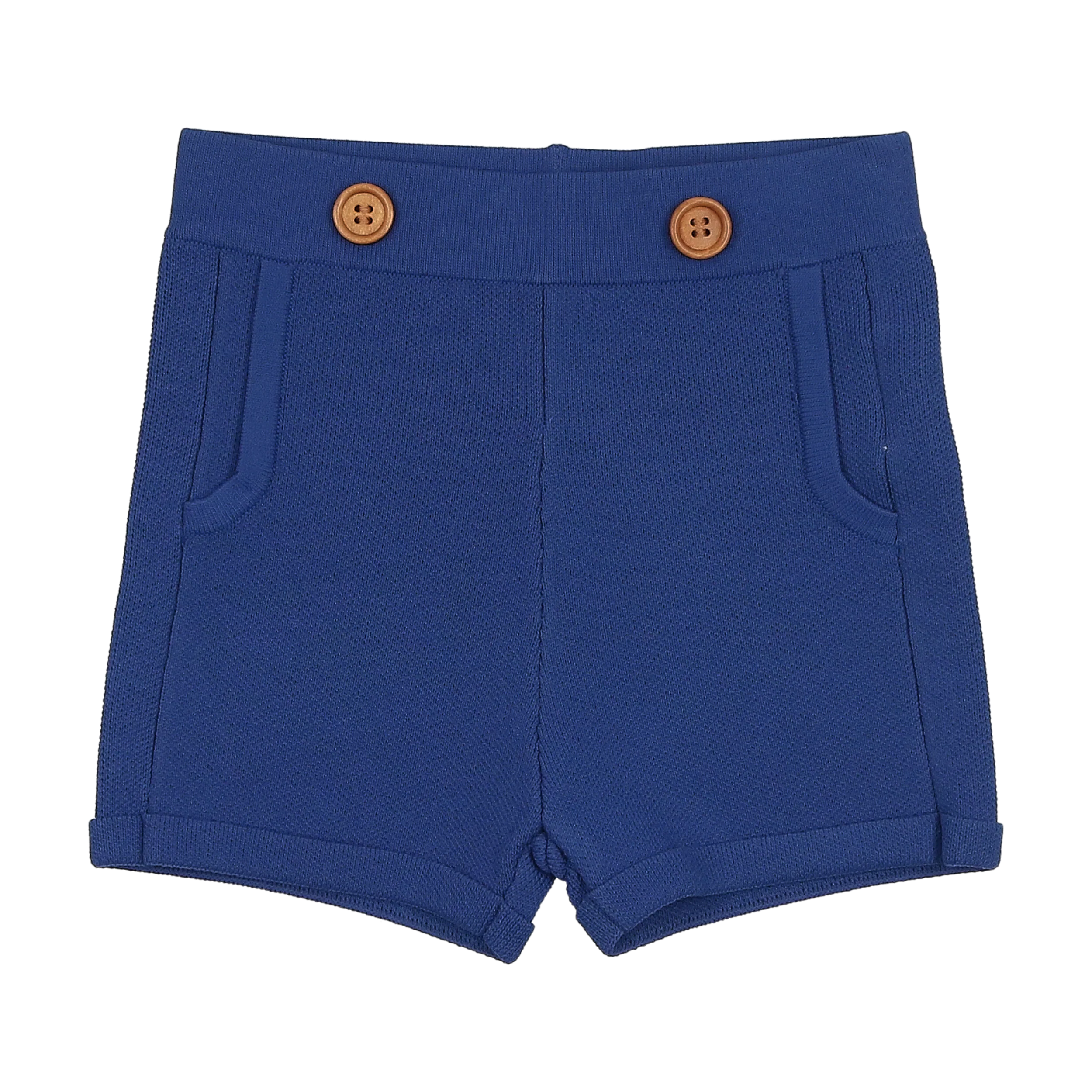 Sweet Threads Blue Ace Shorts Knit